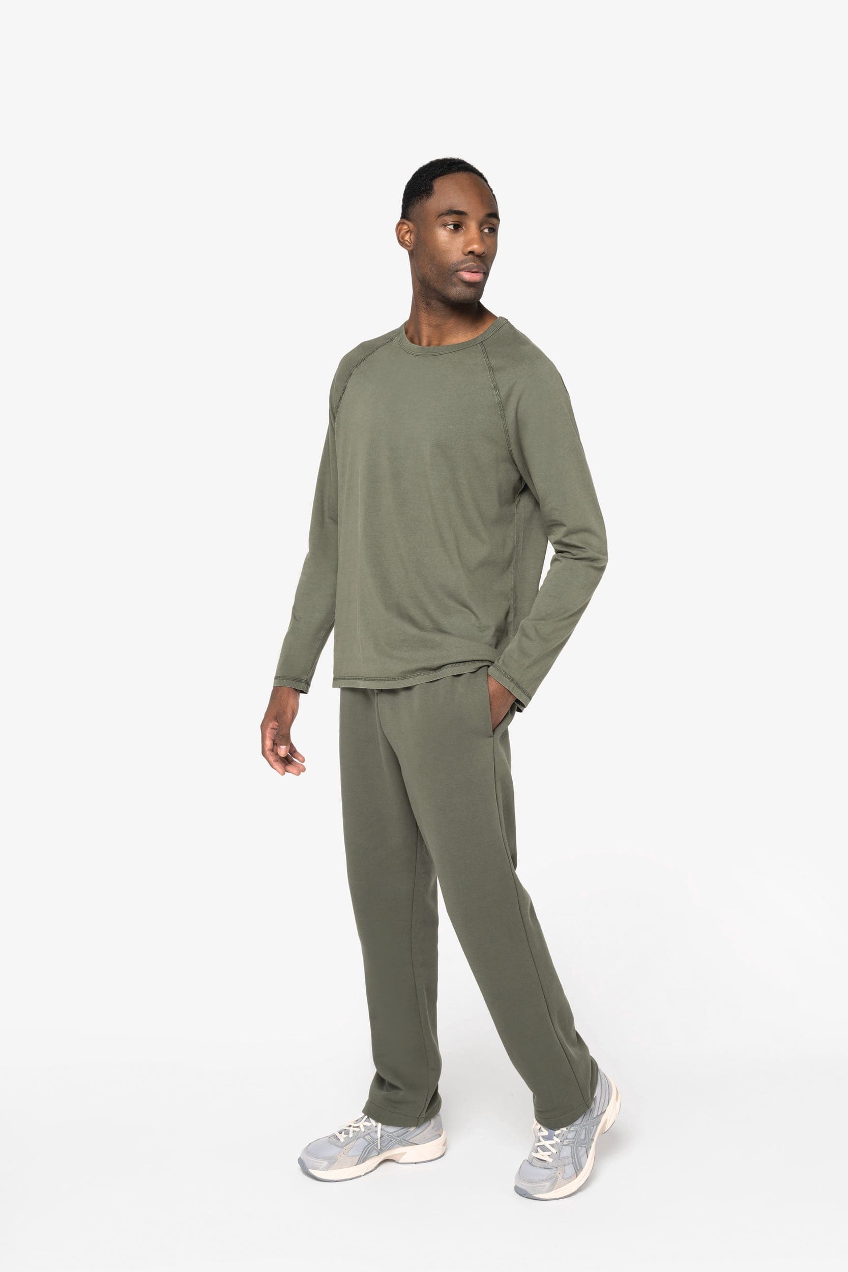 Pantalon de jogging écoresponsable ample unisexe en situation