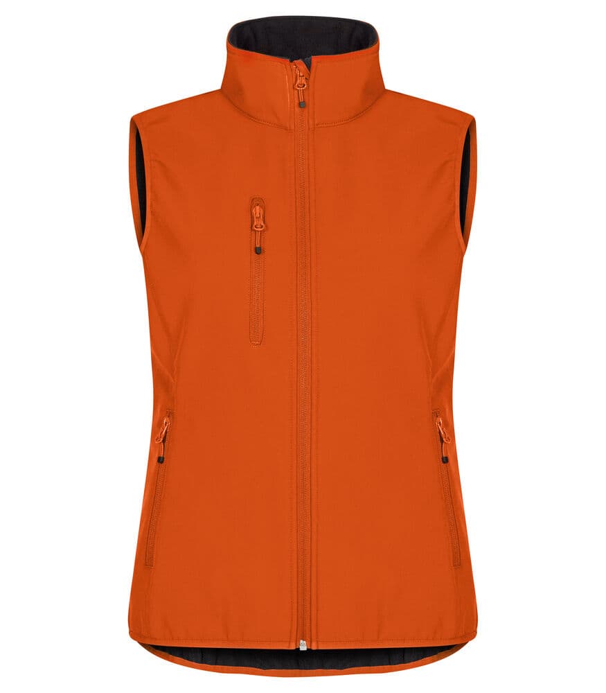 Clique Classic Softshell Vest Women coloris Orange sang