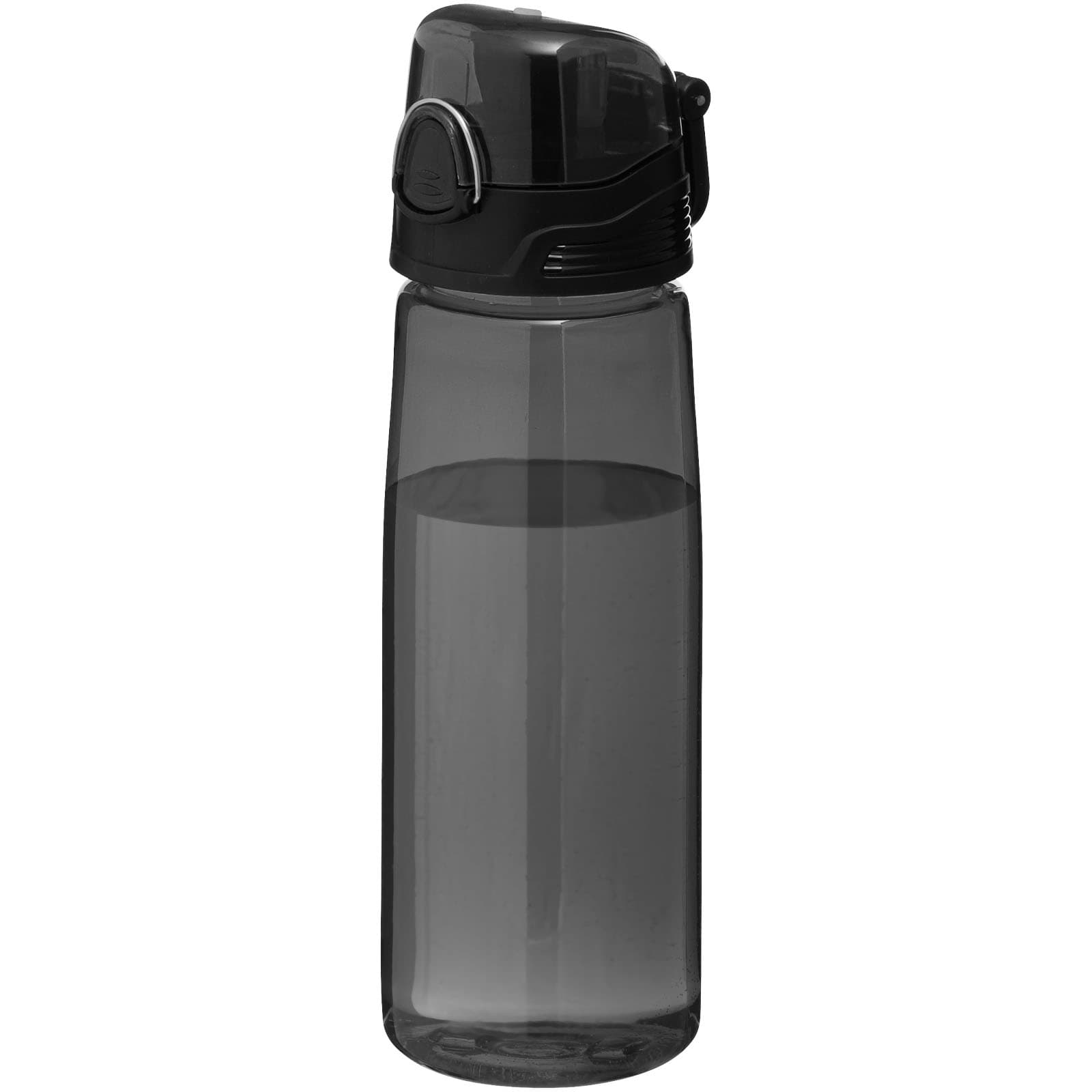 Bidon de sport Capri 700ml coloris Noir translucide