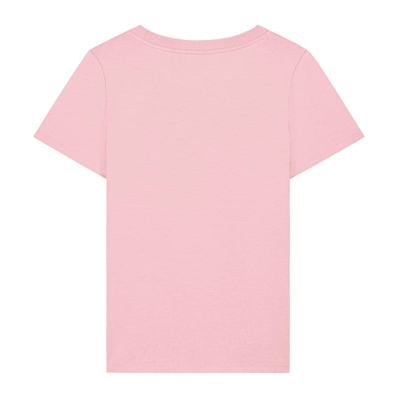 The iconic mid-light women’s fitted t-shirt coloris Rose Cotton