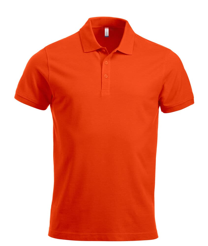 Clique Classic Lincoln S/S Polo coloris Orange sang