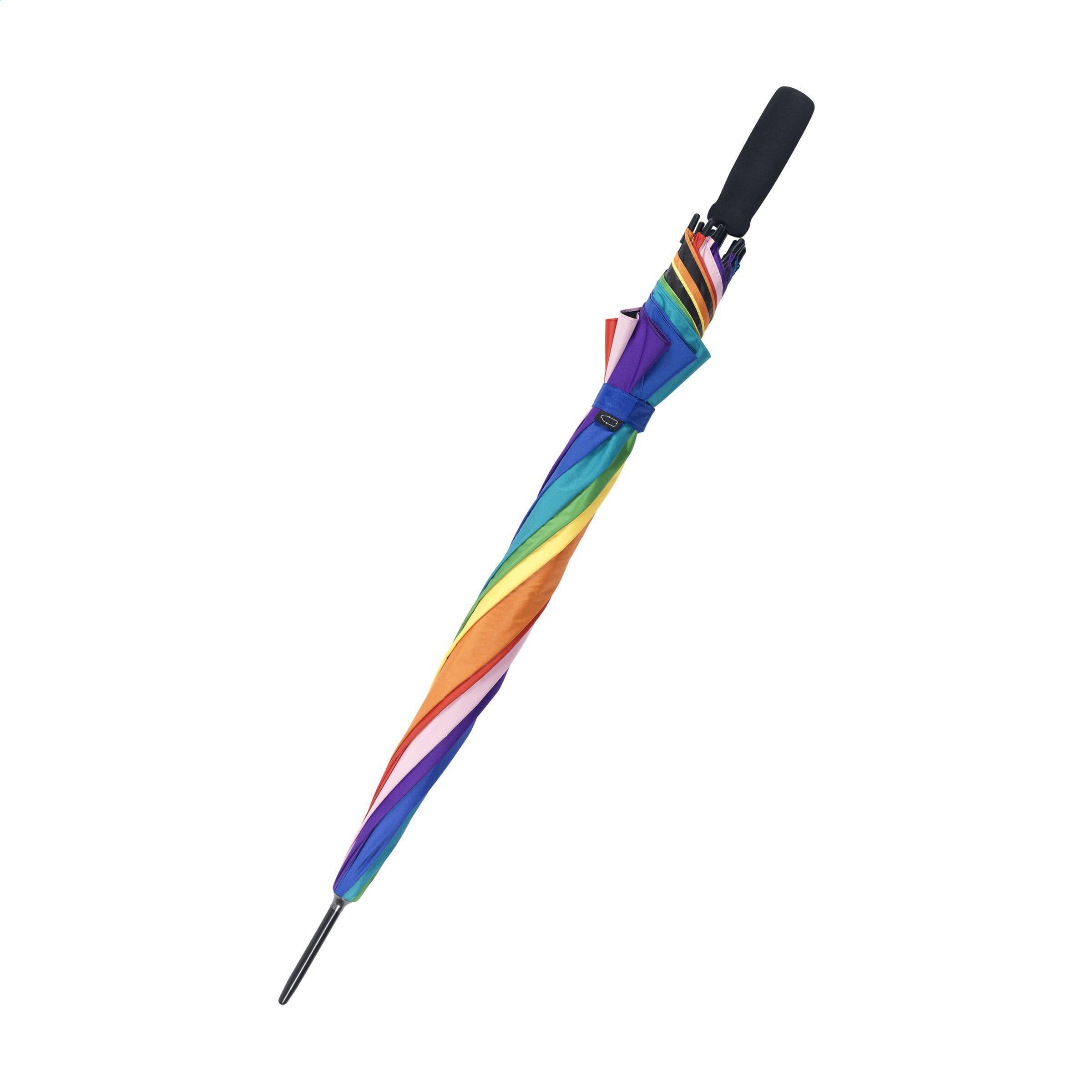 Parapluie Rainbow RCS RPET 23 pouces en situation