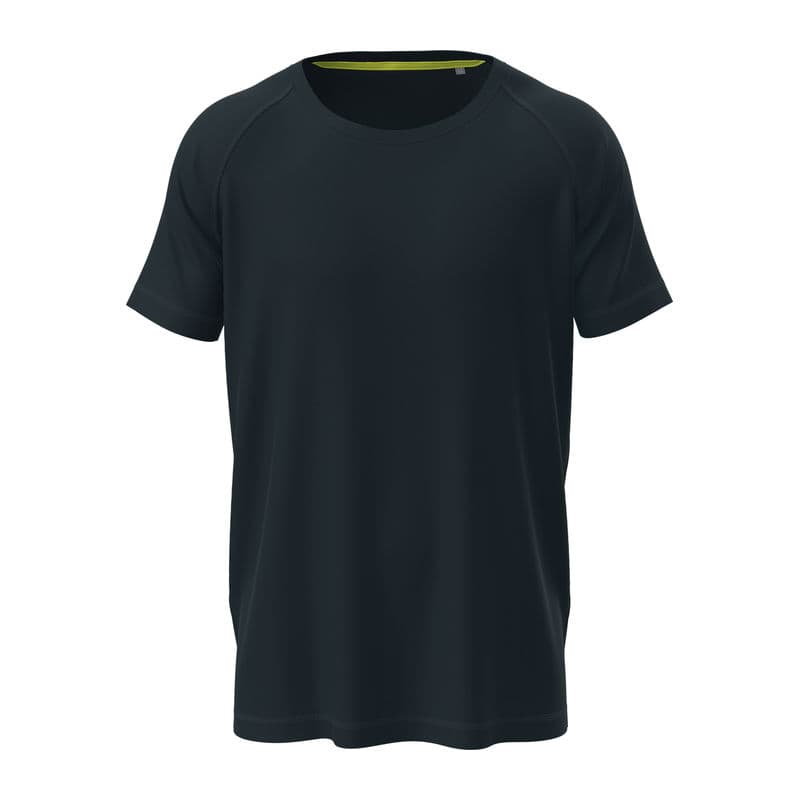 Mesh Raglan Unisex T-shirt coloris Bleu nuit