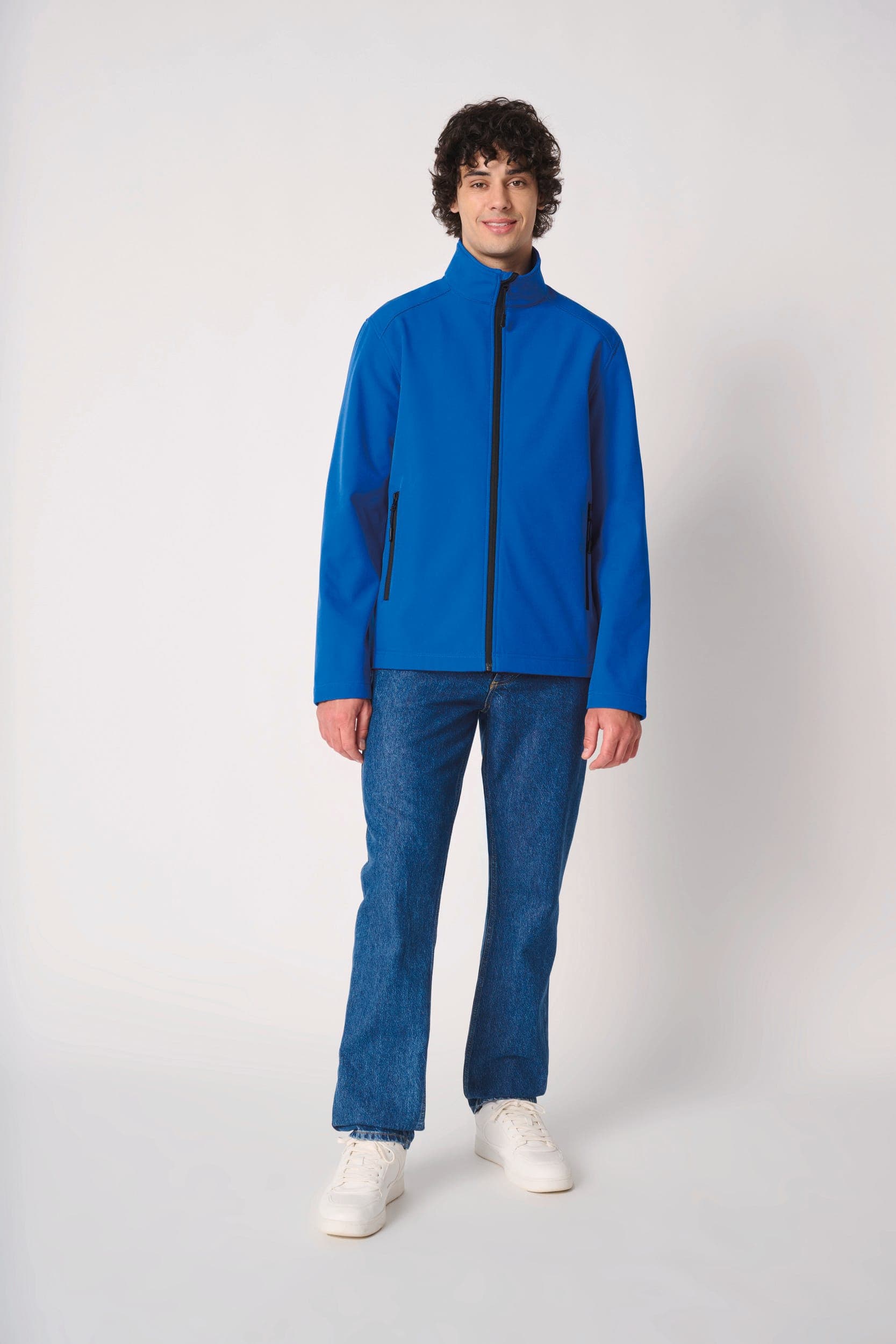 Veste softshell 2 couches homme en situation