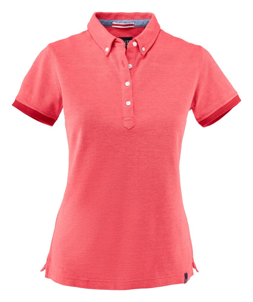 Larkford Polo Piqué Femme coloris Rouge Mélange