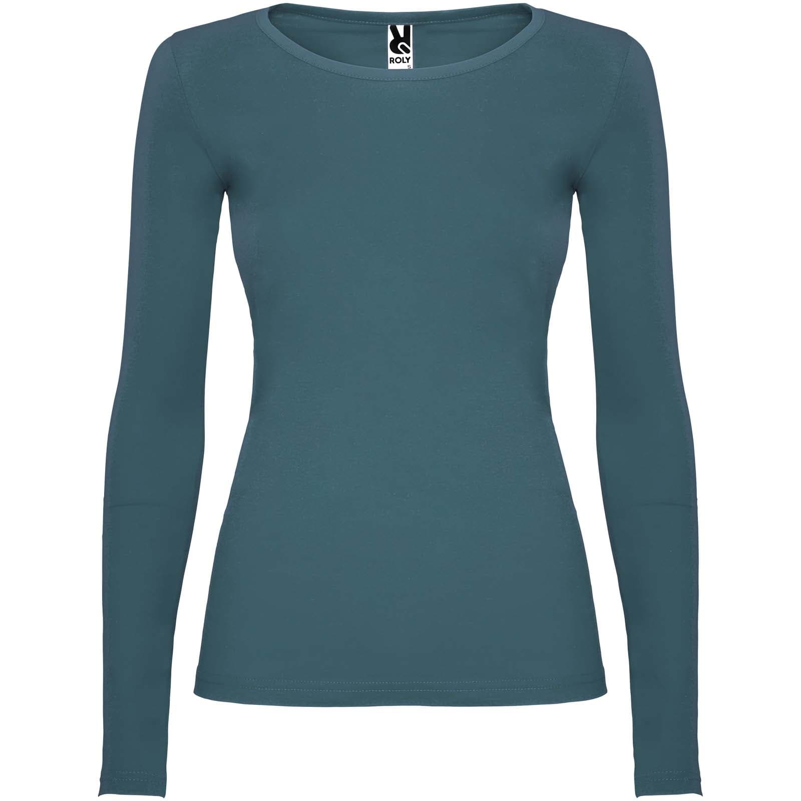 T-shirt de 160 g/m² Extreme à manches longues pour femme coloris Bleu tempête