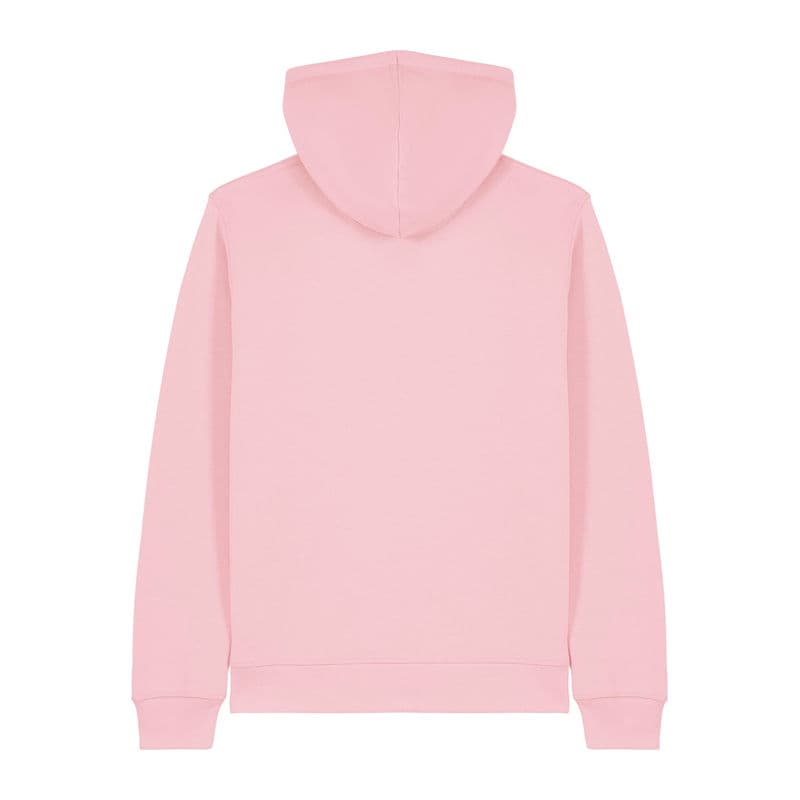 Mixer unisex zip-thru hoodie coloris Rose Cotton