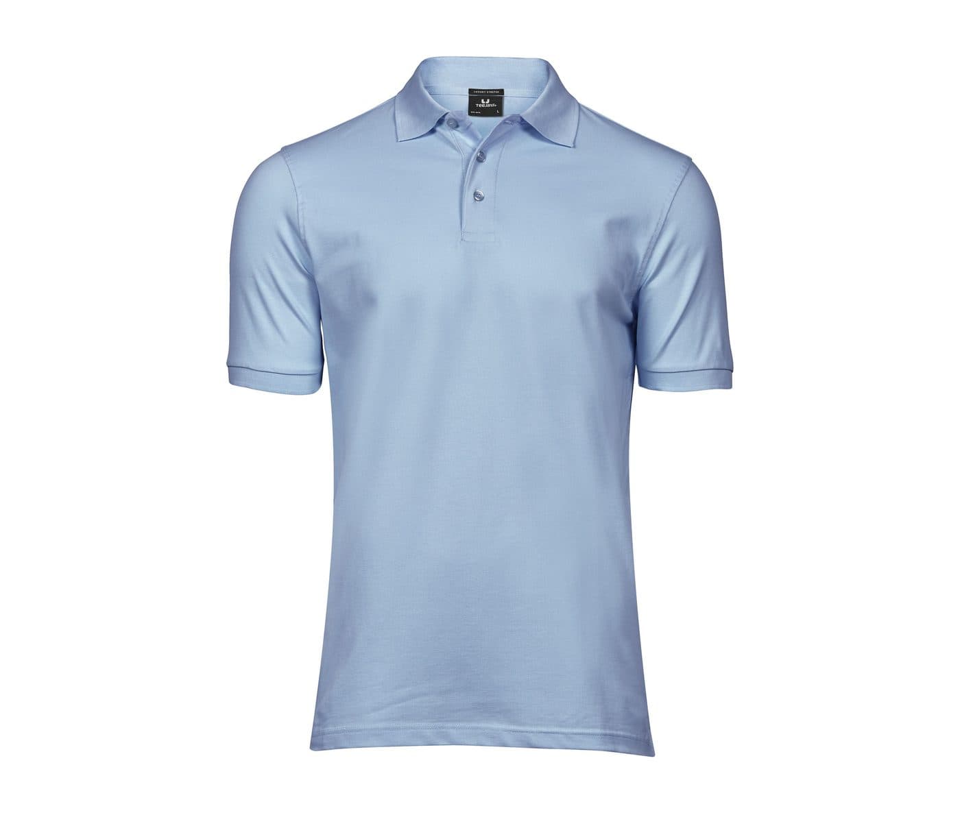 LUXURY STRETCH POLO coloris Bleu clair