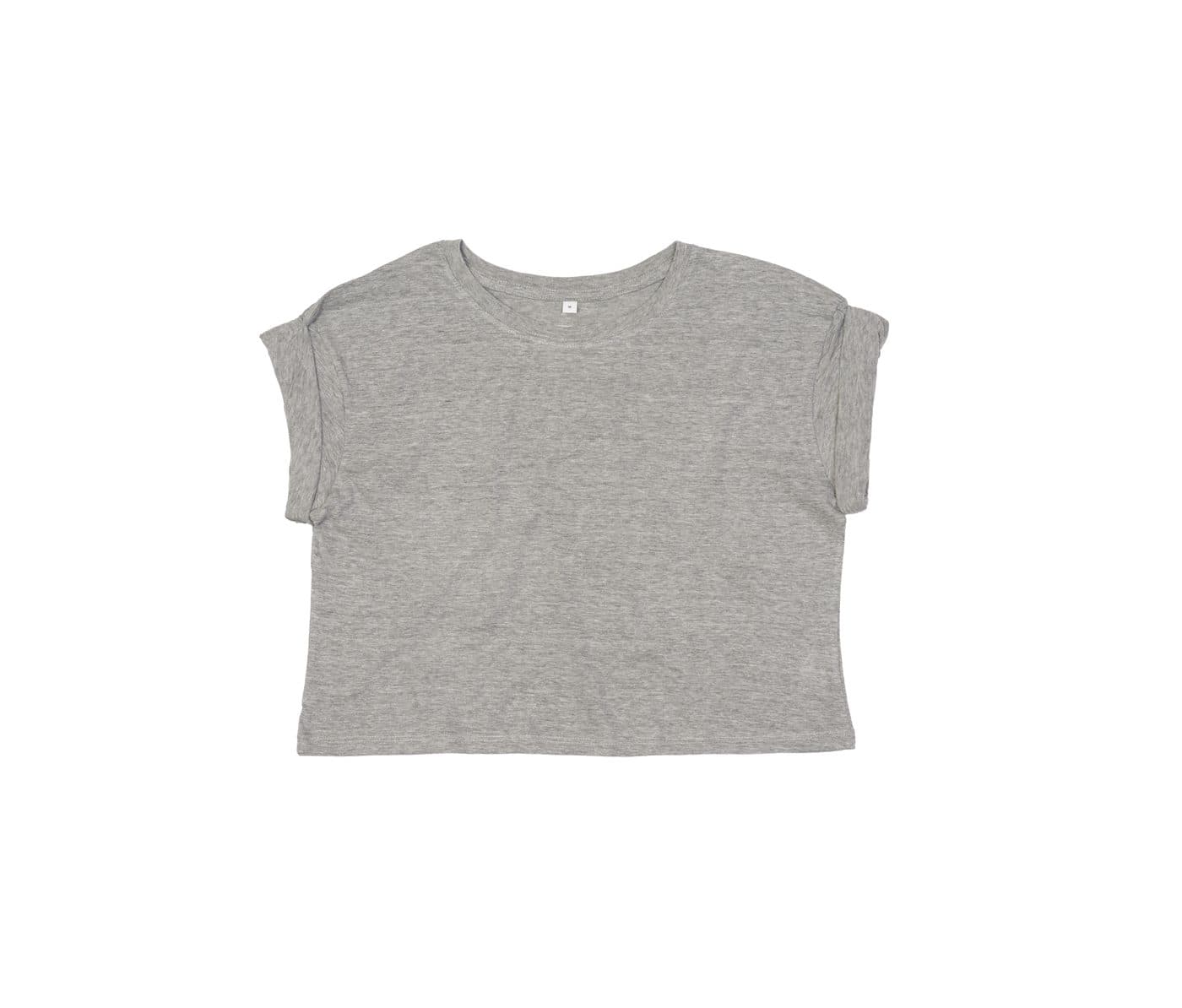 WOMEN'S CROP TOP T coloris Gris chiné