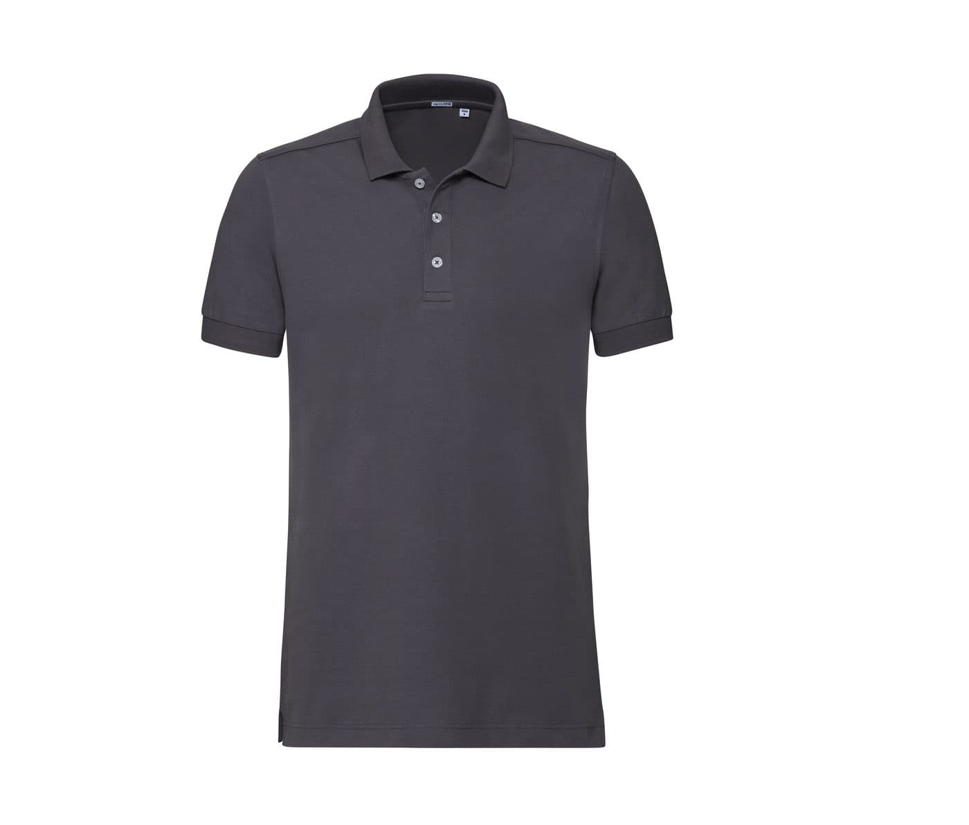 MEN'S FITTED STRETCH POLO coloris Gris convoi