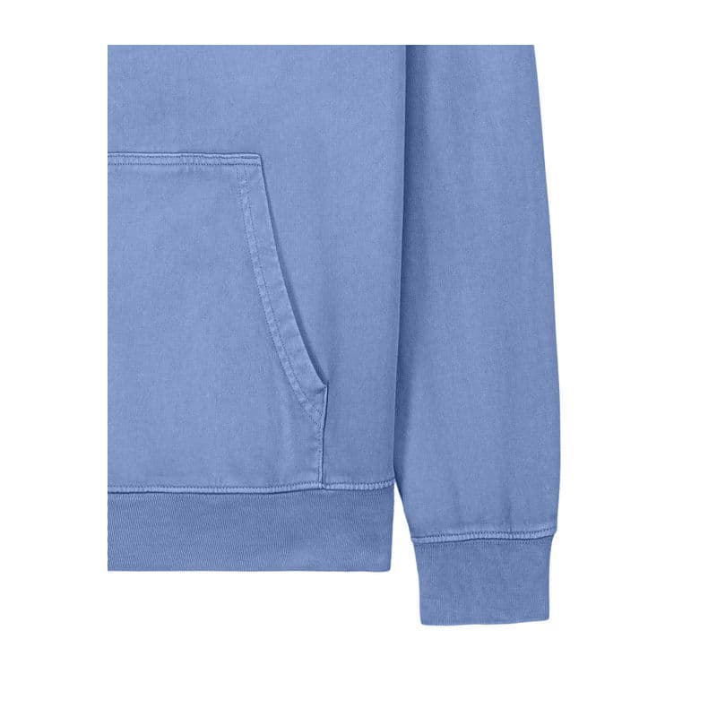 Archer Vintage unisex medium fit hoodie  coloris Bleu Swimmer Dyed G.