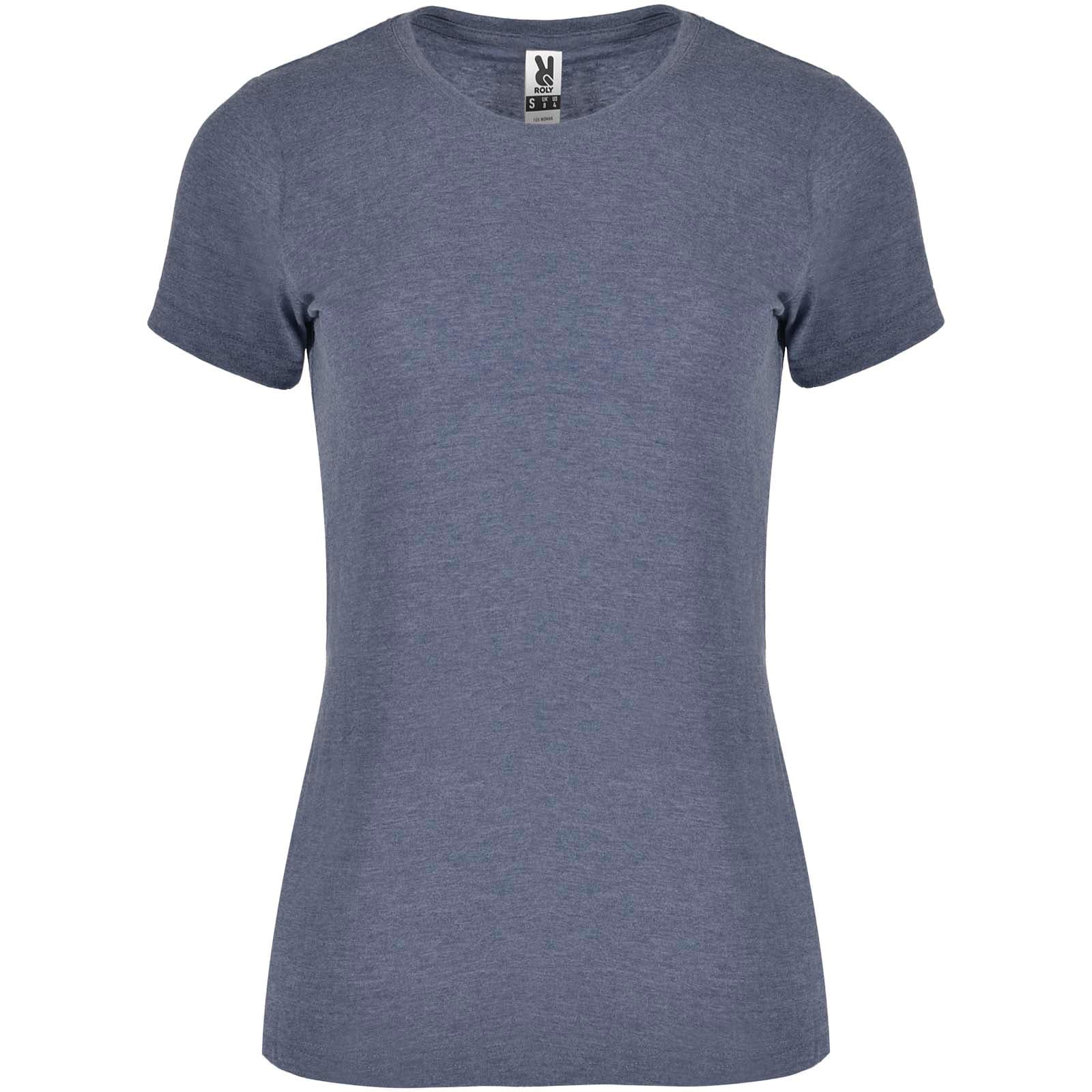 T-shirt de 150 g/m² Fox à manches courtes pour femme coloris Bleu mélange denim