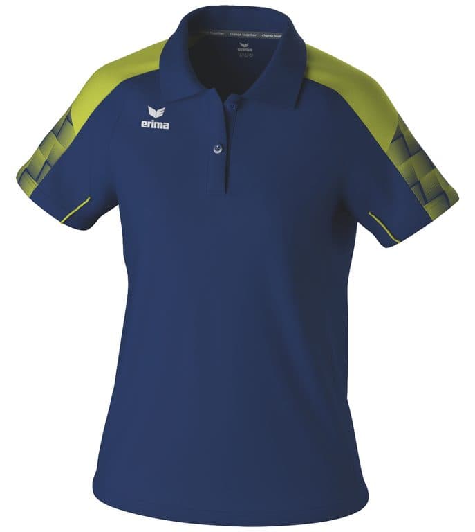Polo EVO STAR coloris Marine / Vert citron
