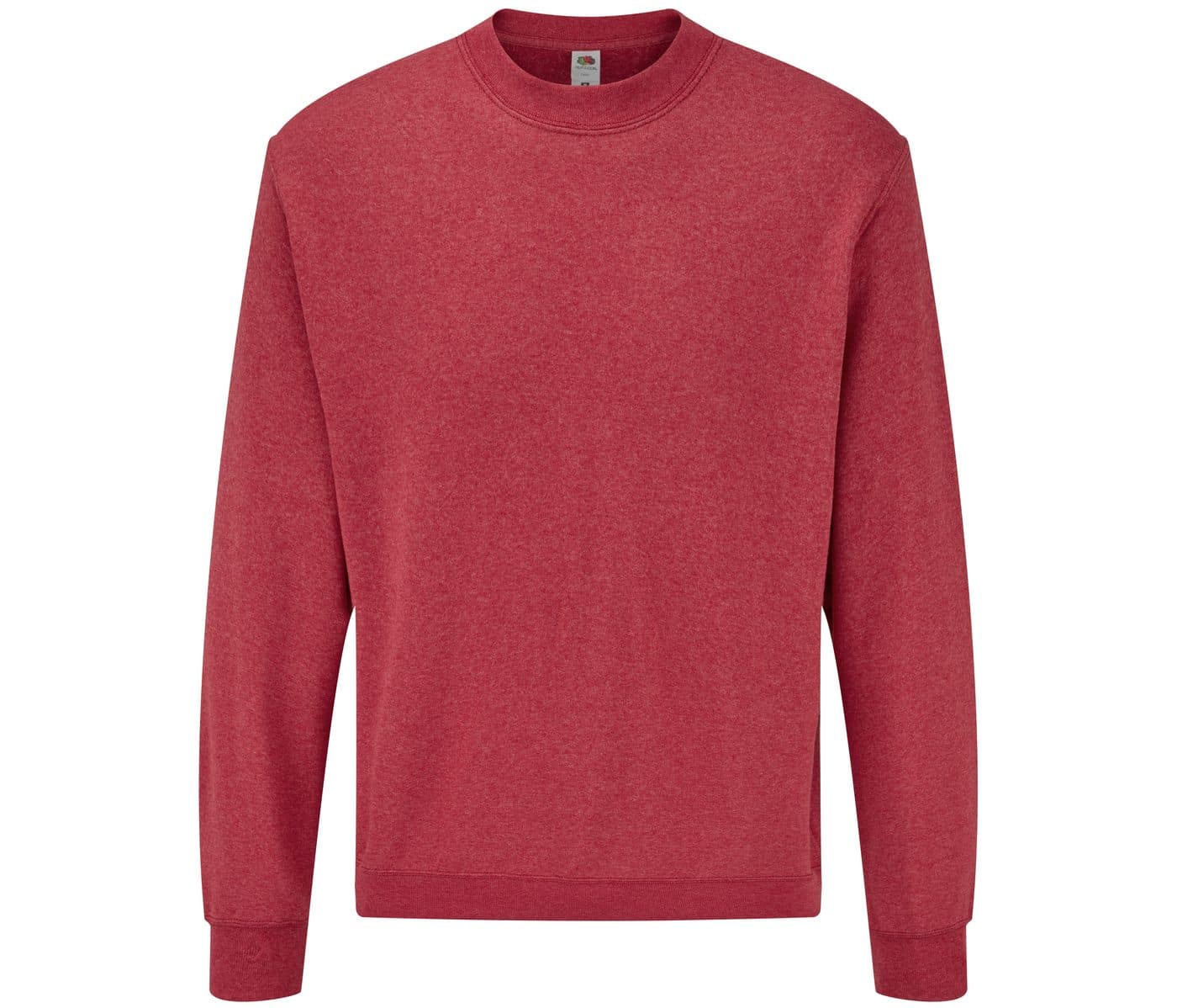 CLASSIC SET-IN SWEAT coloris Rouge chiné vintage