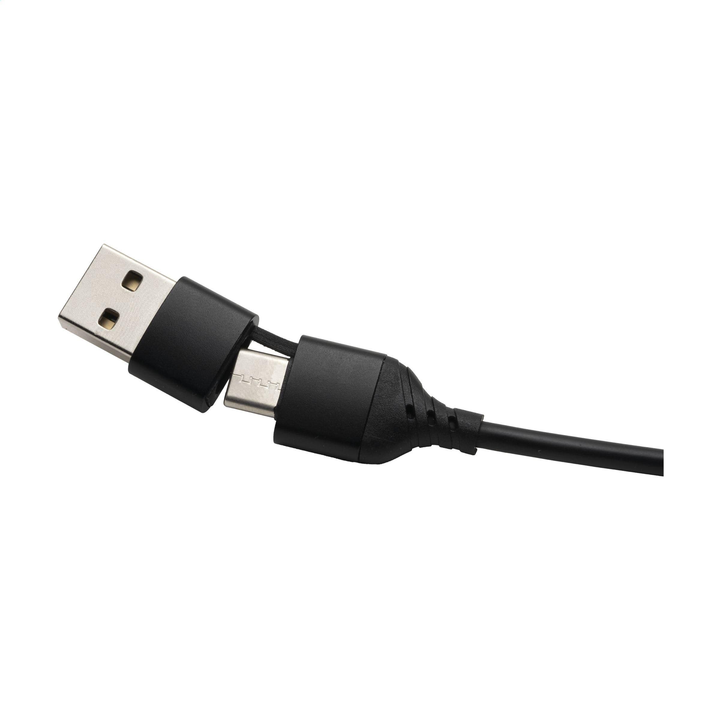 Hub USB Tecco GRS aluminium recyclé en situation
