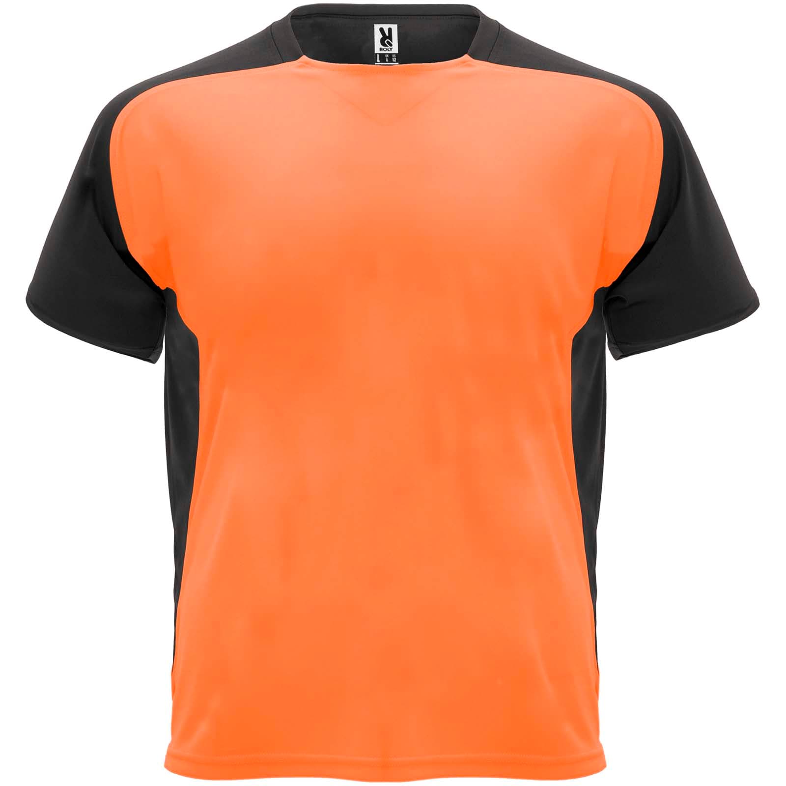 T-shirt de sport de 140 g/m² Bugatti à manches courtes pour enfant coloris Orange fluo