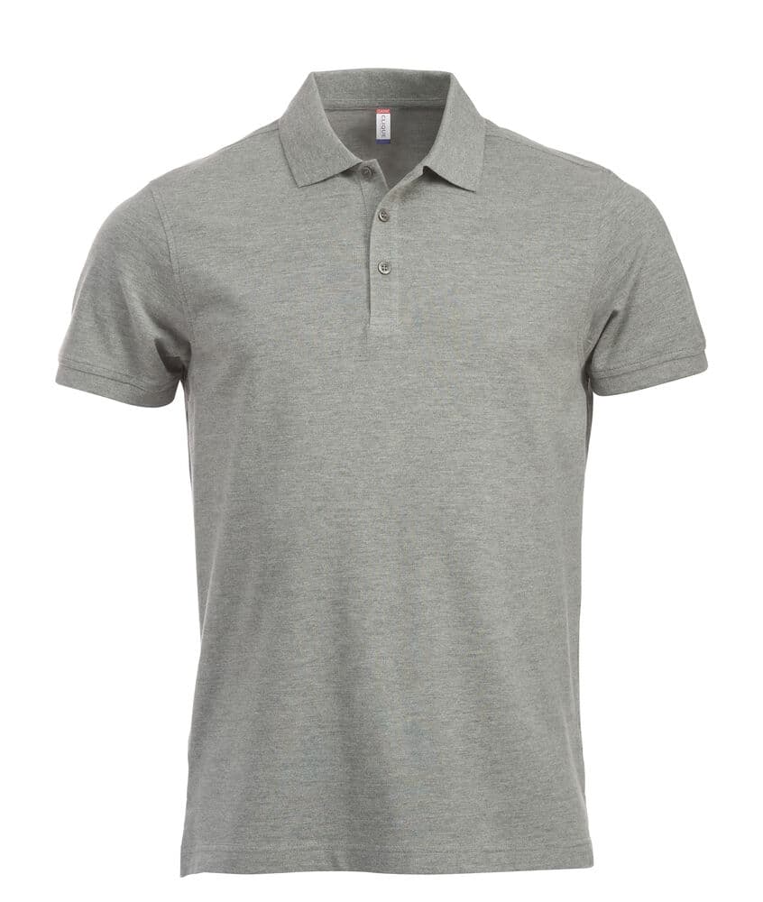 Clique Classic Lincoln S/S Polo coloris Gris chiné