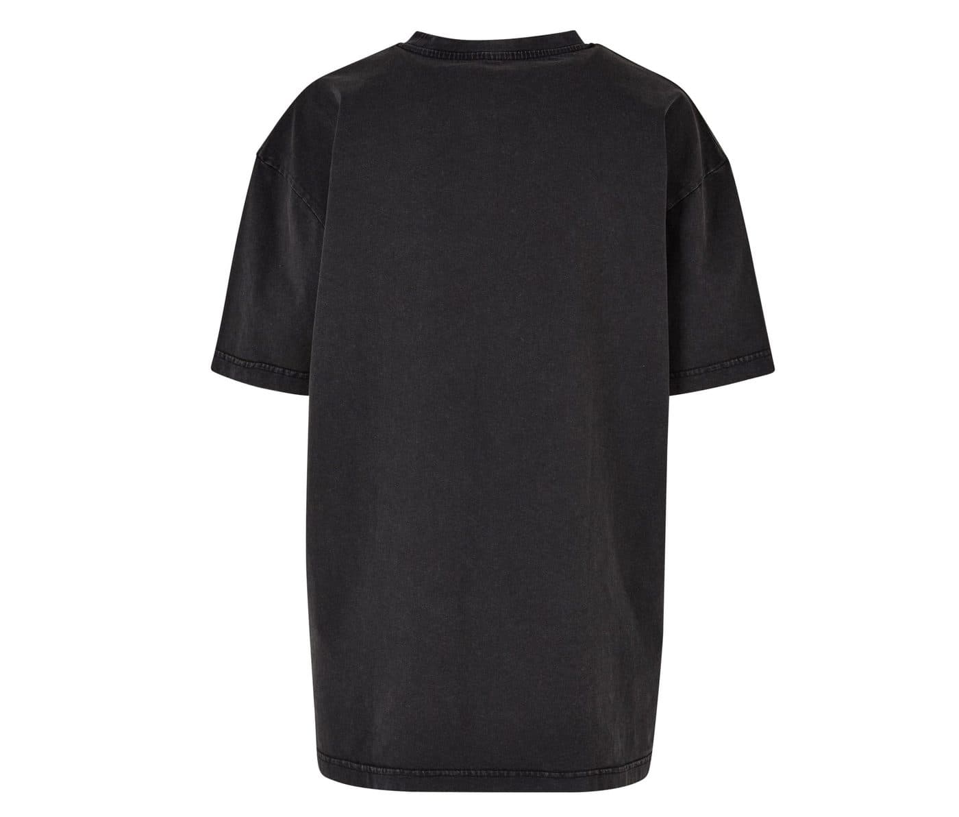 LADIES OVERSIZED ACID WASH TEE coloris Noir