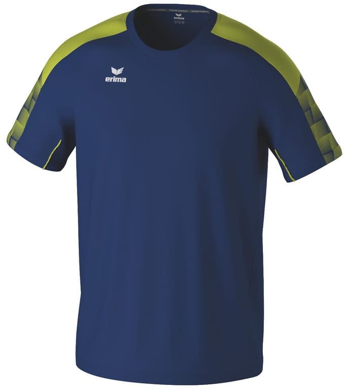 T-Shirt EVO STAR coloris Marine / Vert citron