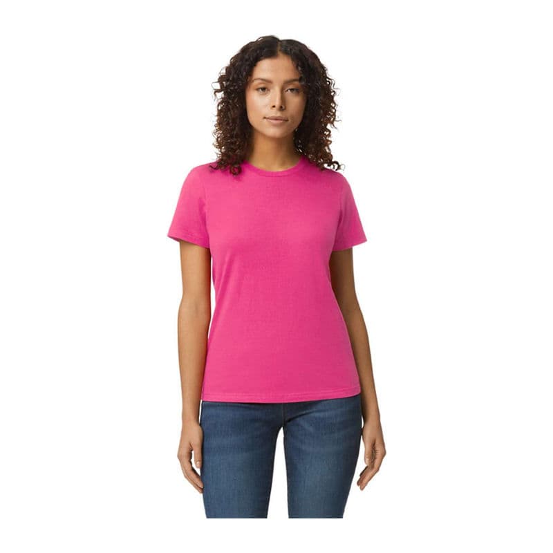 SOFTSTYLE® MIDWEIGHT WOMEN'S T-SHIRT coloris Héliconia