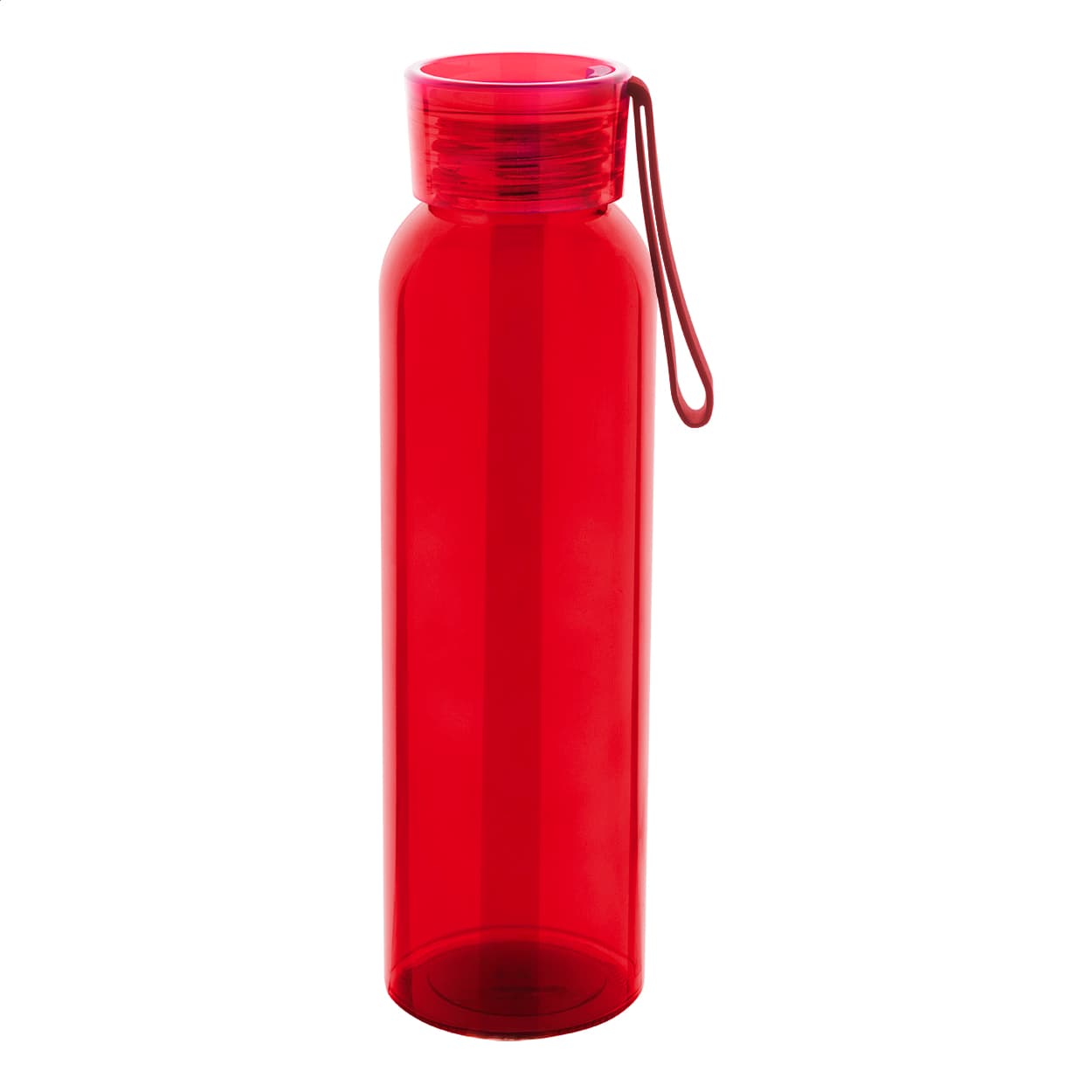 Bouteille en verre recyclé coloris Rouge