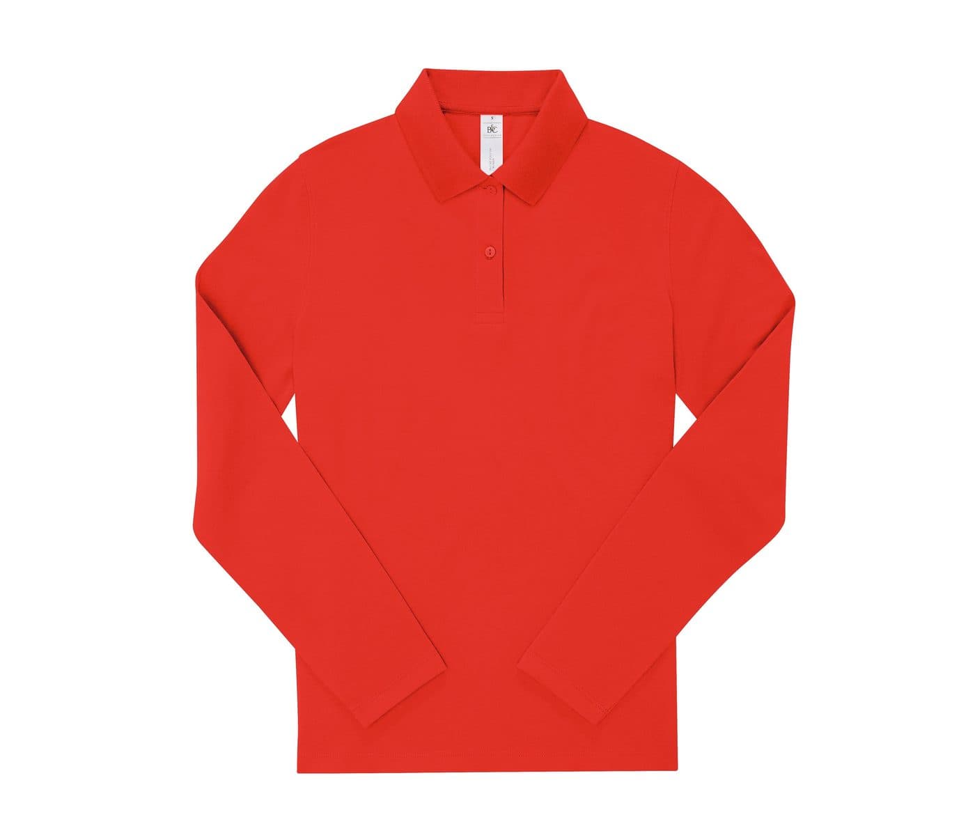 B&C MY POLO 180 LSL/WOMEN coloris Rouge
