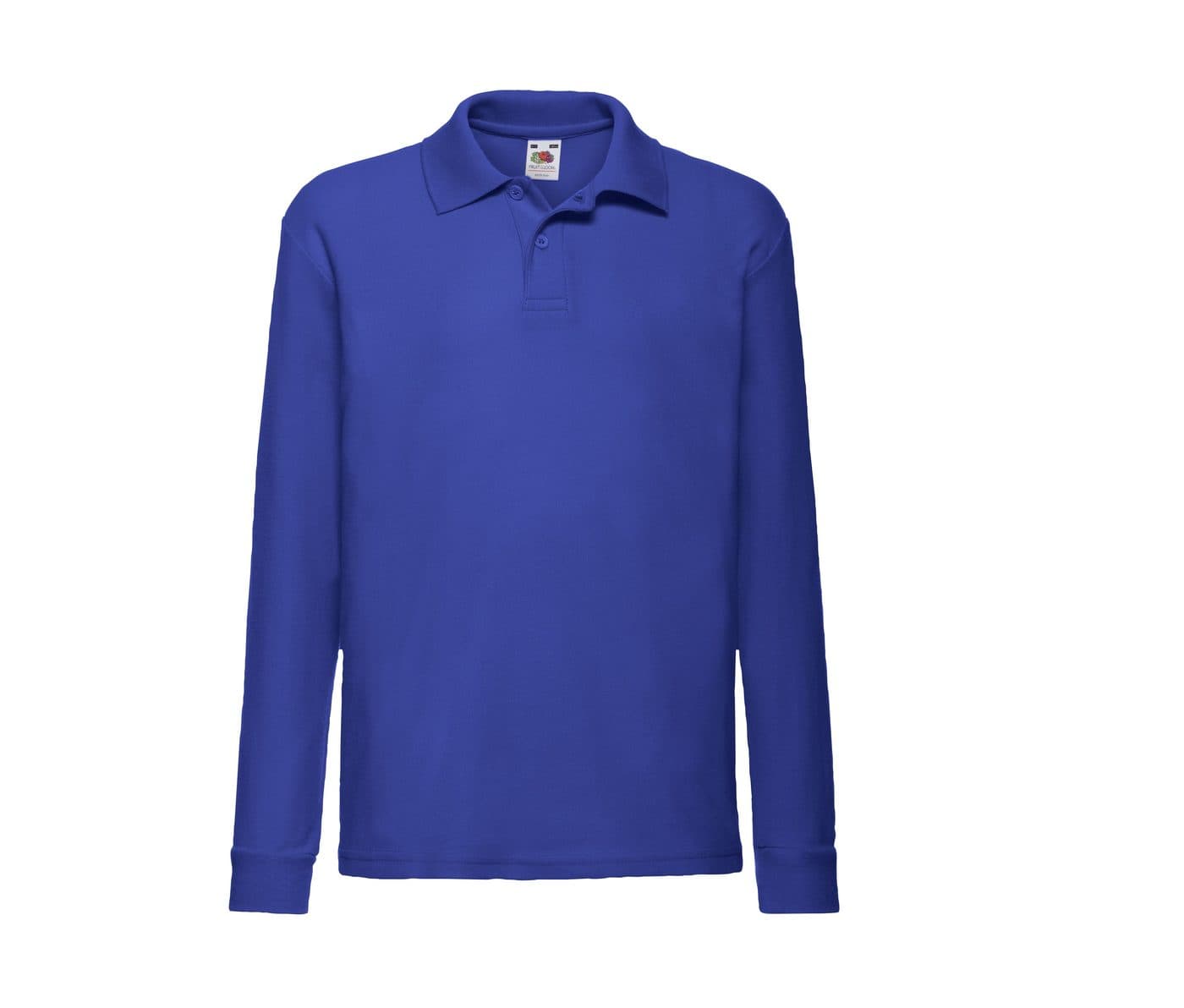 KIDS 65/35 LONG SLEEVE POLO coloris Bleu roi