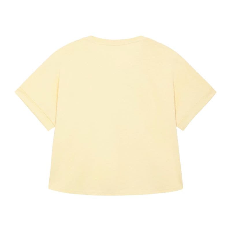 Stella Collider women's rolled sleeve t-shirt coloris Beurre