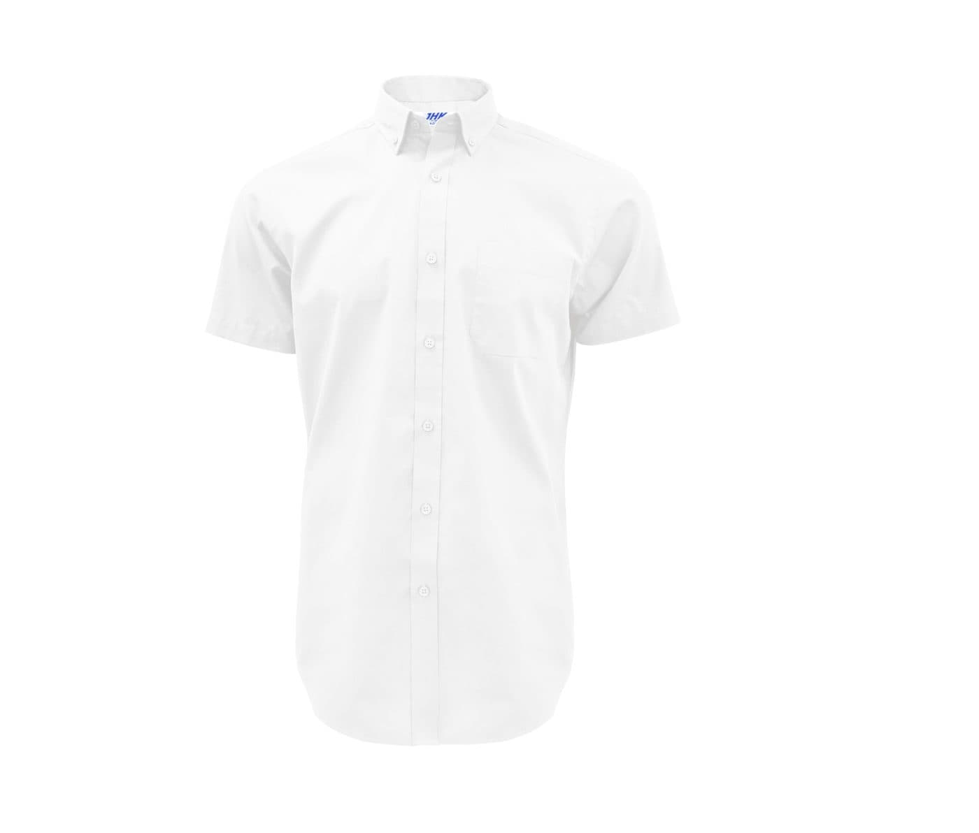 POPLIN SHORT SLEEVE SHIRT coloris Blanc