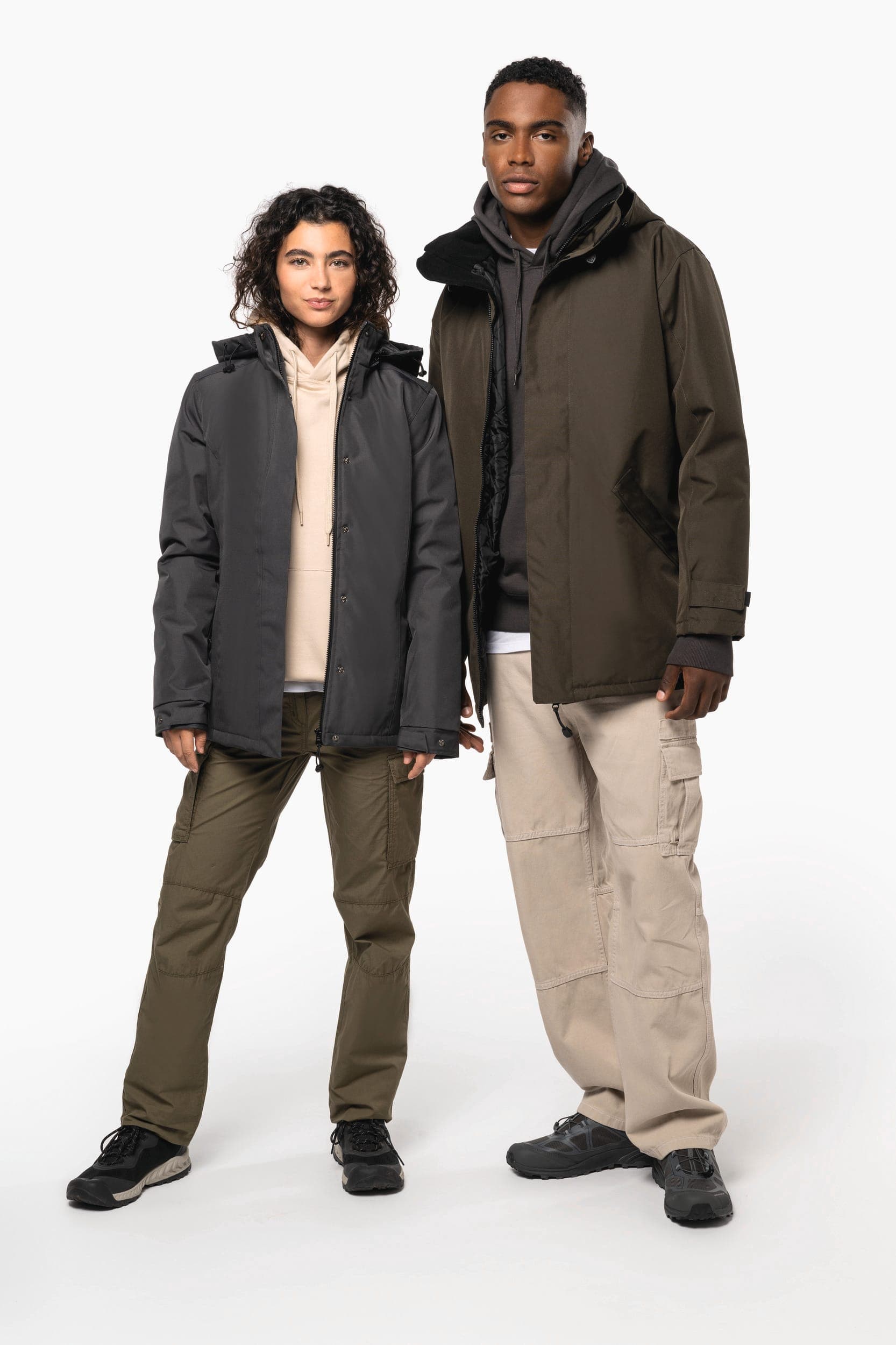 Parka femme en situation