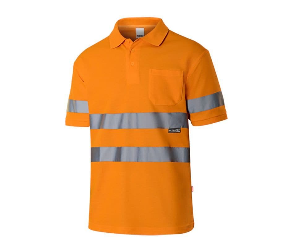 HIGH VISIBILITY SS POLO SHIRT coloris Fluo orange