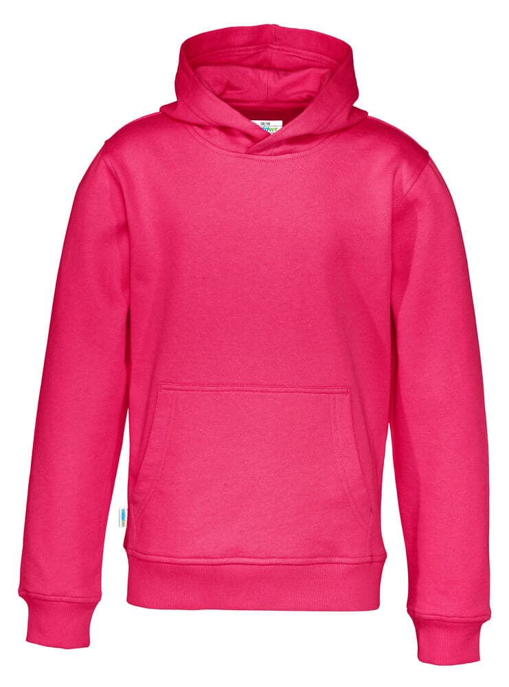 HOODIE ENFANT - CERTIFIÉ GOTS coloris Cerise
