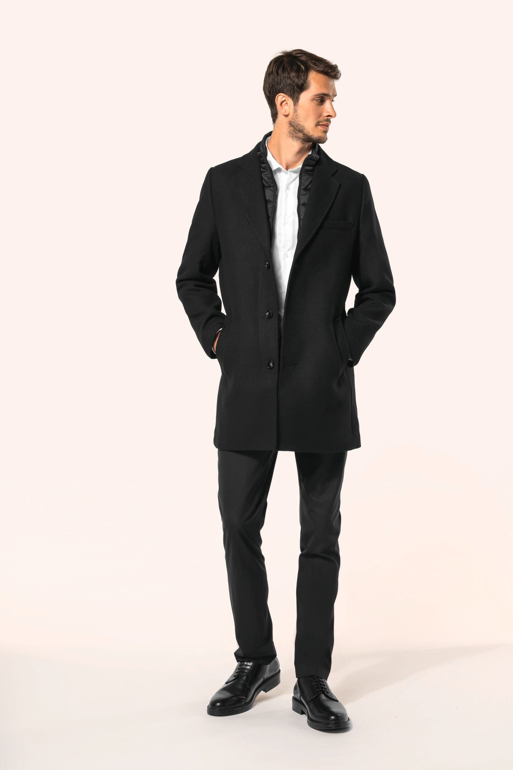 Manteau homme en situation