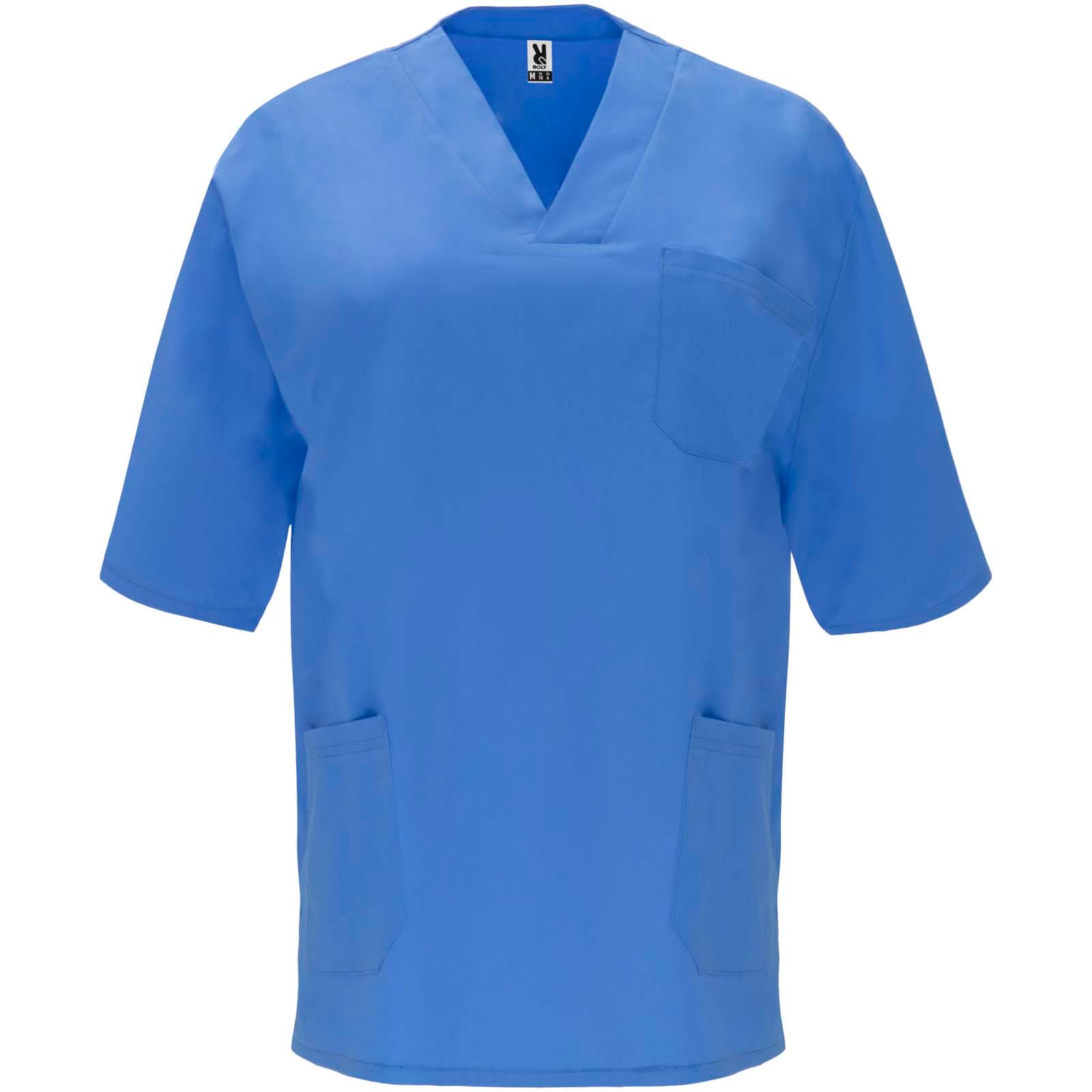 Haut de service unisexe à manches courtes Panacea de 160 g/m2  coloris Bleu labo