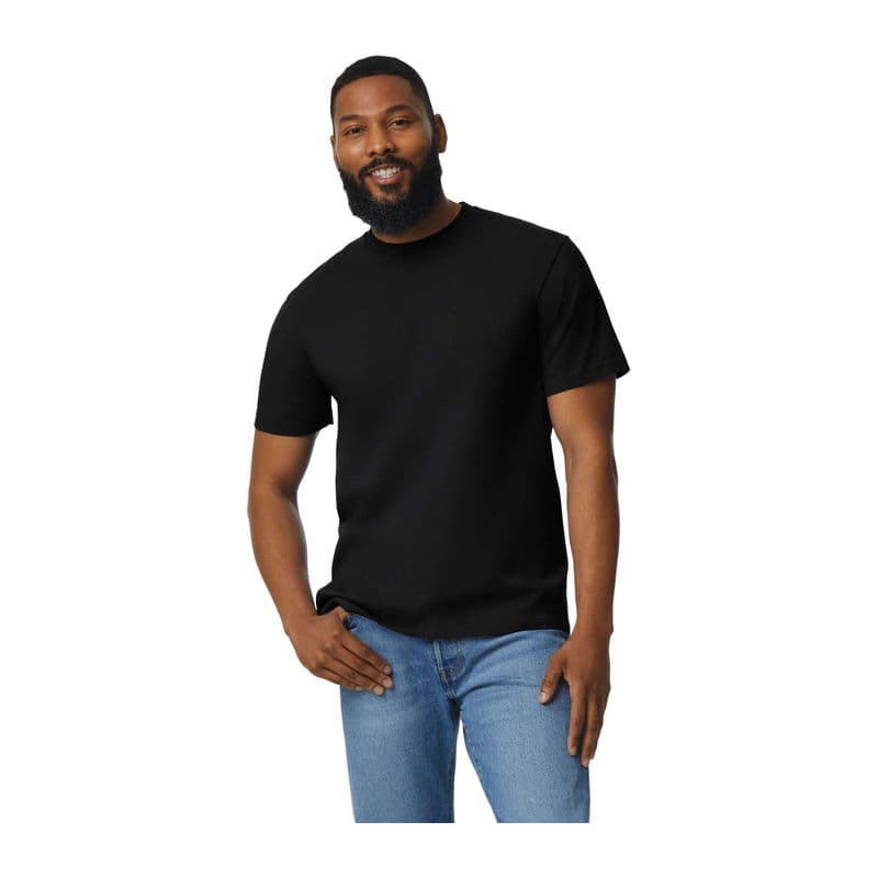 Light Cotton Adult T-Shirt coloris Noir
