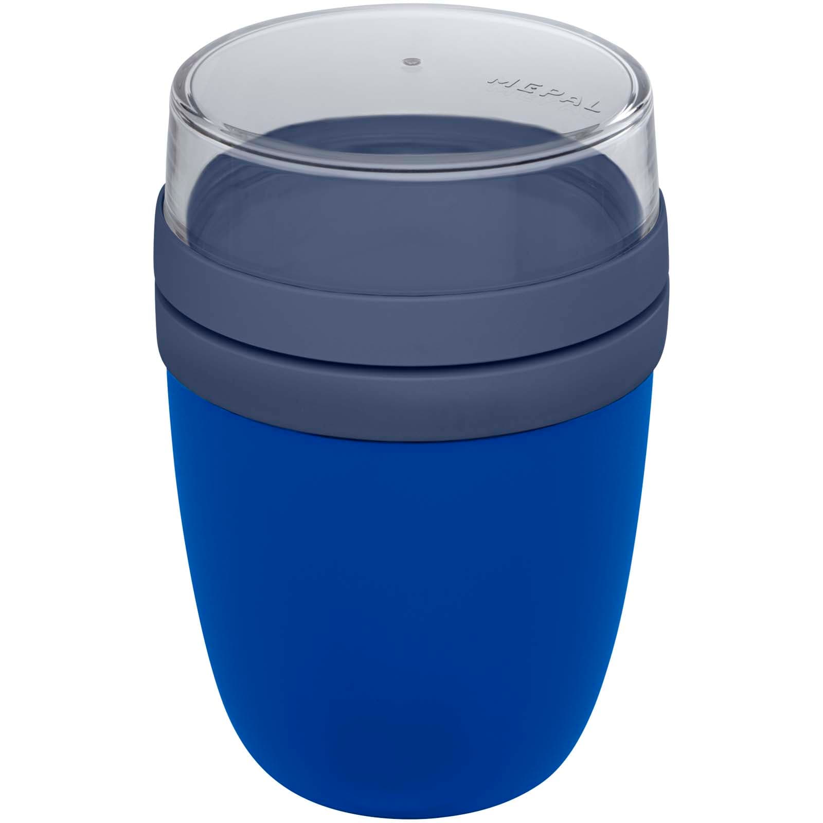 Bocal à déjeuner Ellipse 500+200 ml coloris Bleu vif