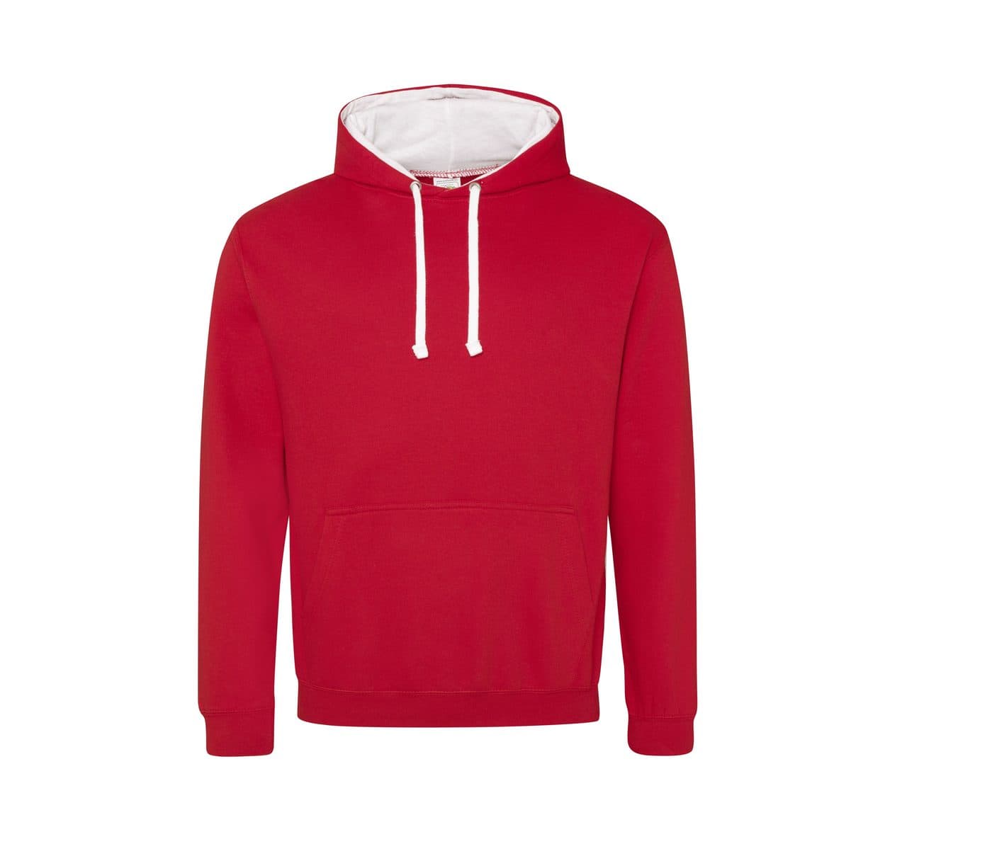 VARSITY HOODIE coloris Rouge feu / Blanc arctique