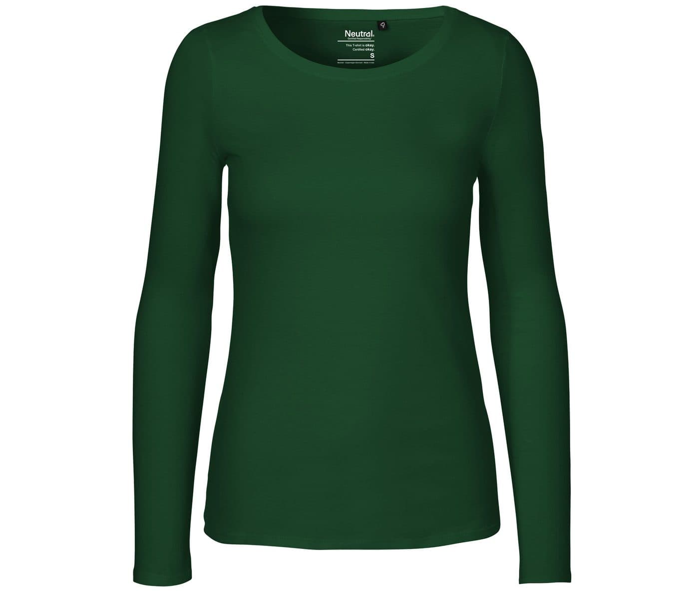 LADIES LONG SLEEVE TEE-SHIRT coloris Vert bouteille