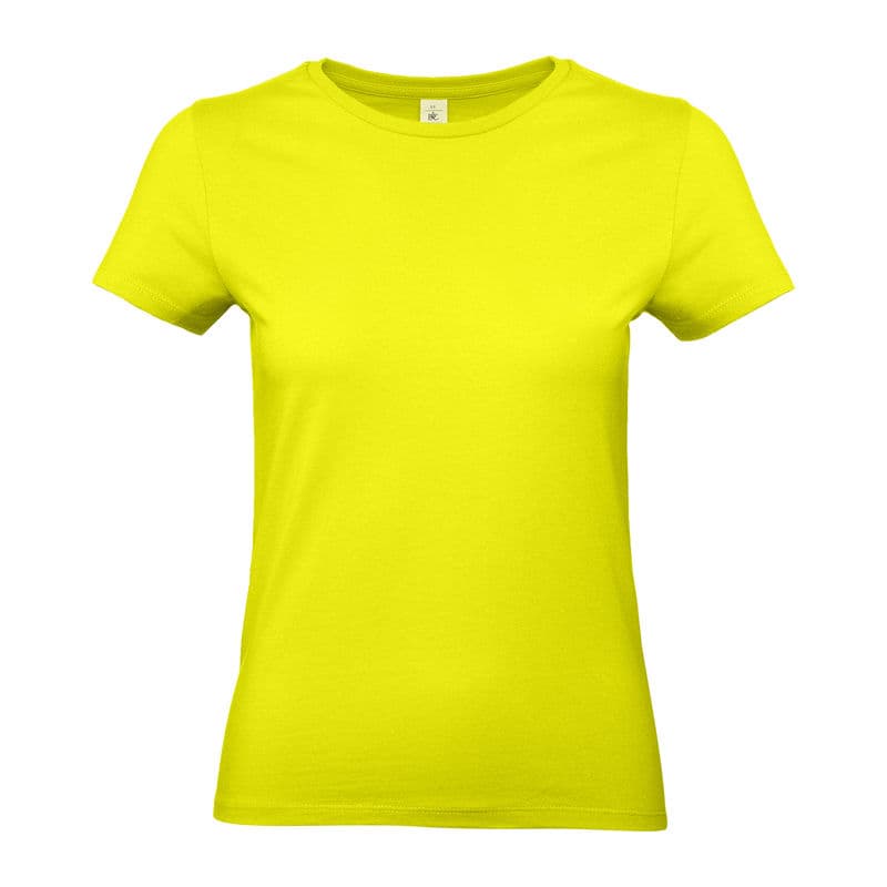 B&C #E190 /WOMEN T-SHIRT coloris Vert citron Pixel