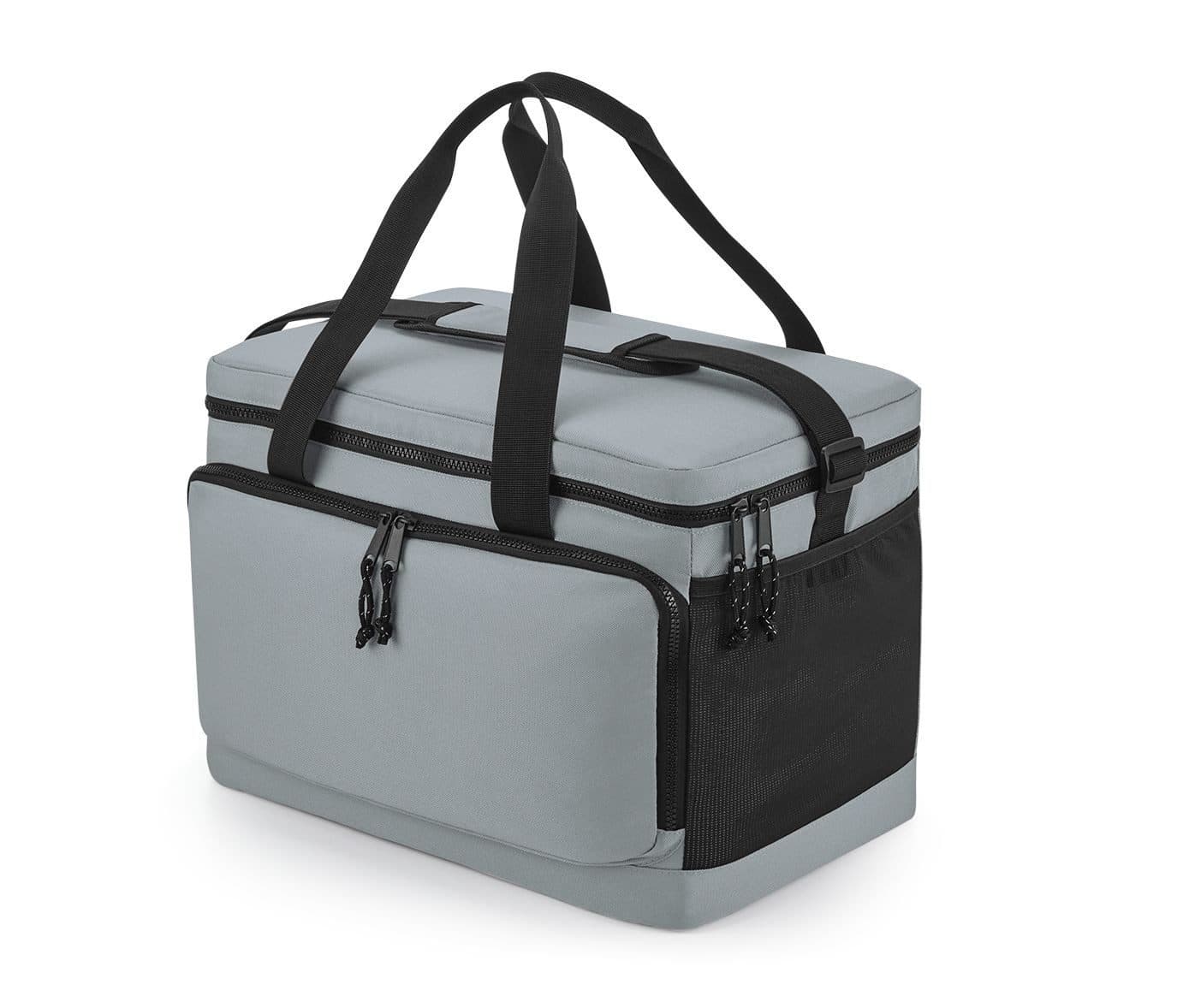 RECYCLED LARGE COOLER SHOULDER BAG coloris Gris pur