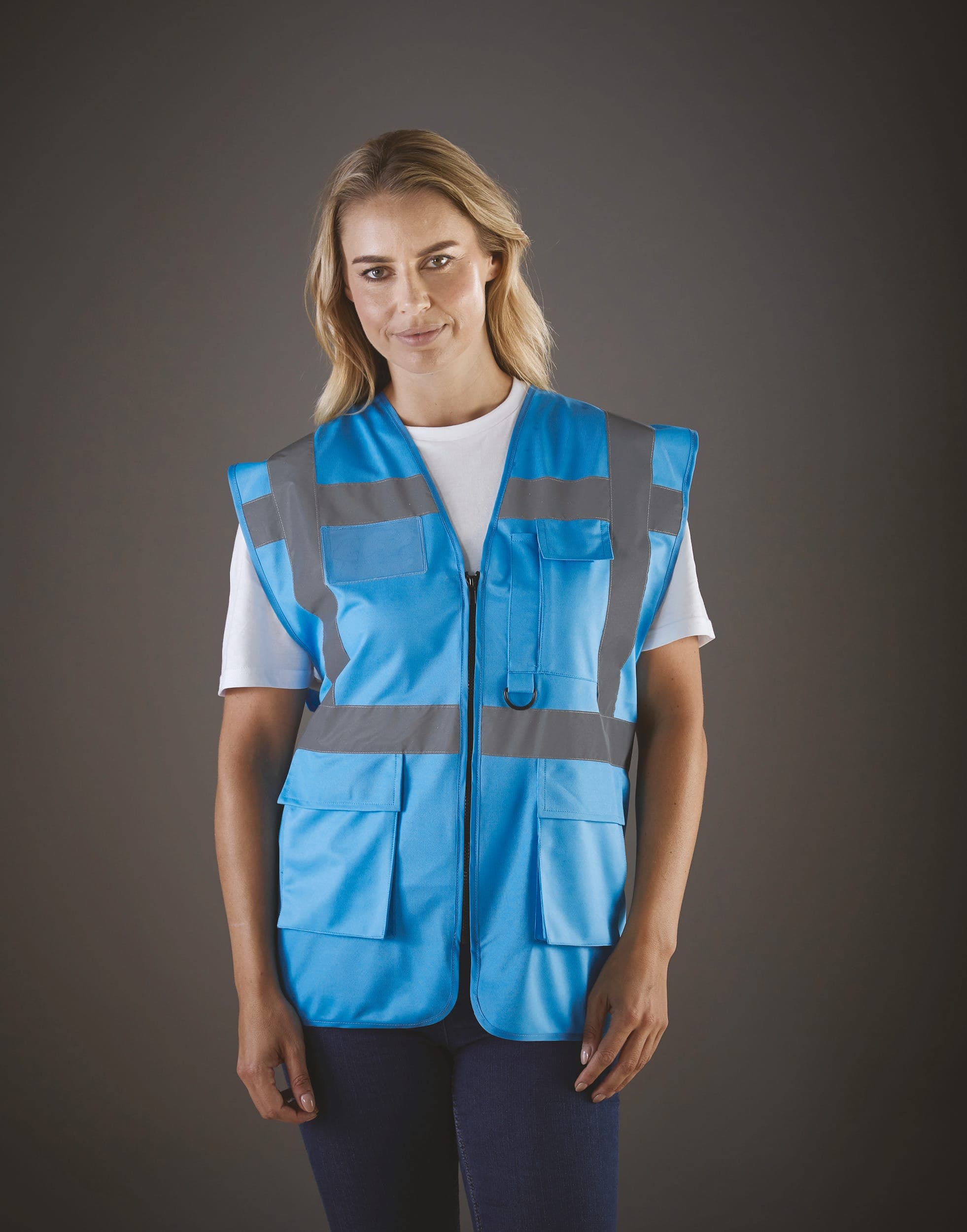 Gilet multifonction haute visibilité en situation