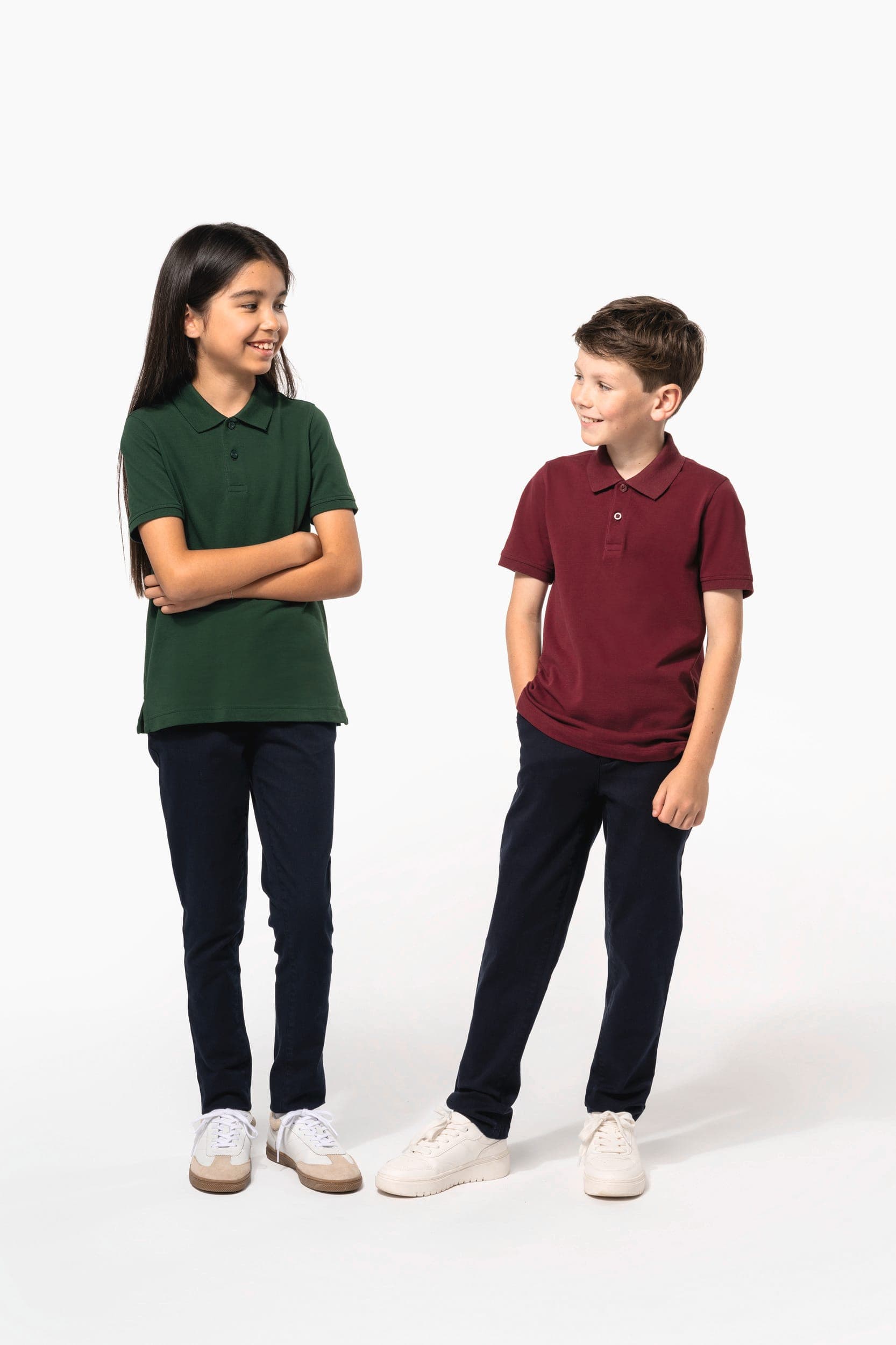 Polo piqué Bio180 enfant en situation