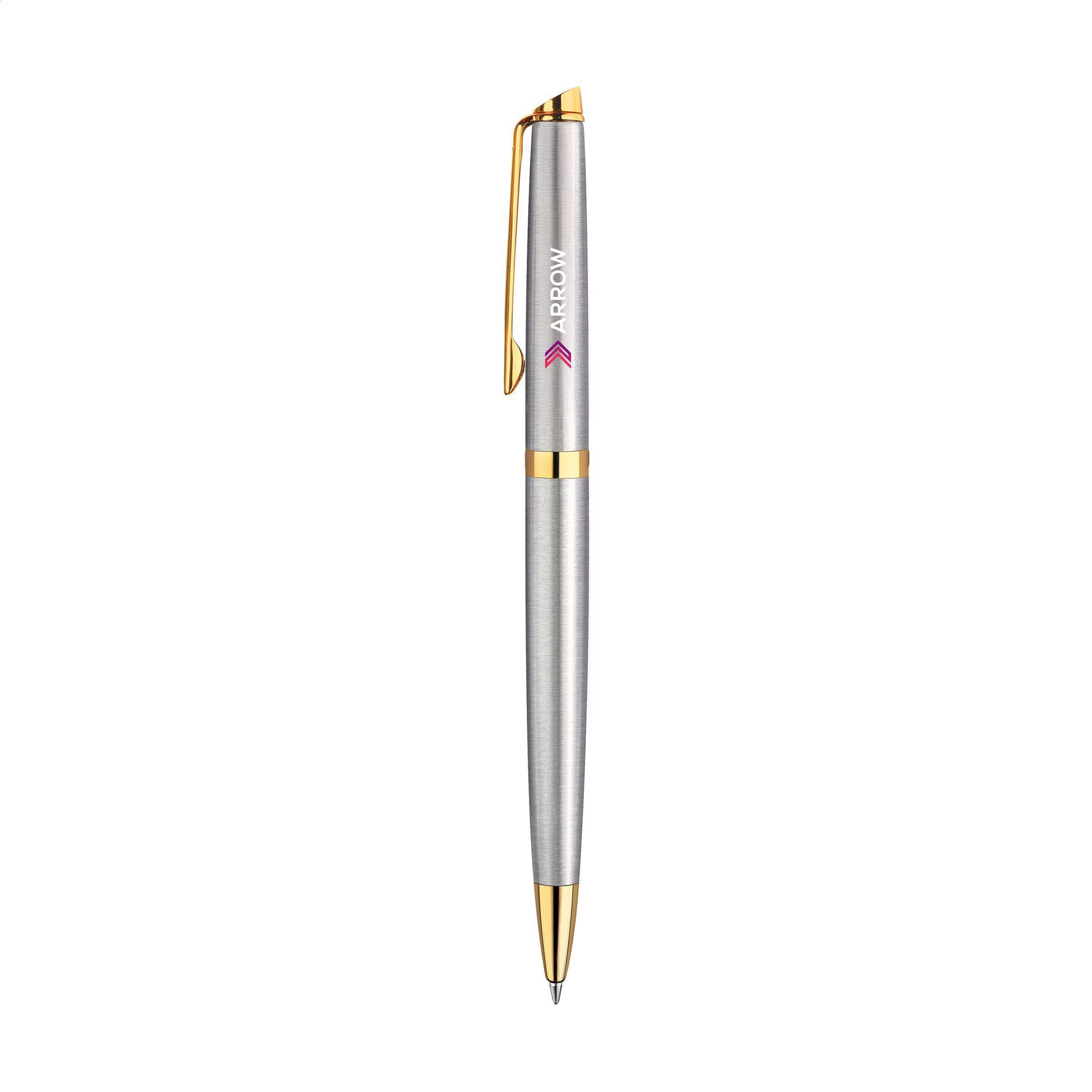 Waterman Hémisphère Stylo à bille argent - encre bleue en situation