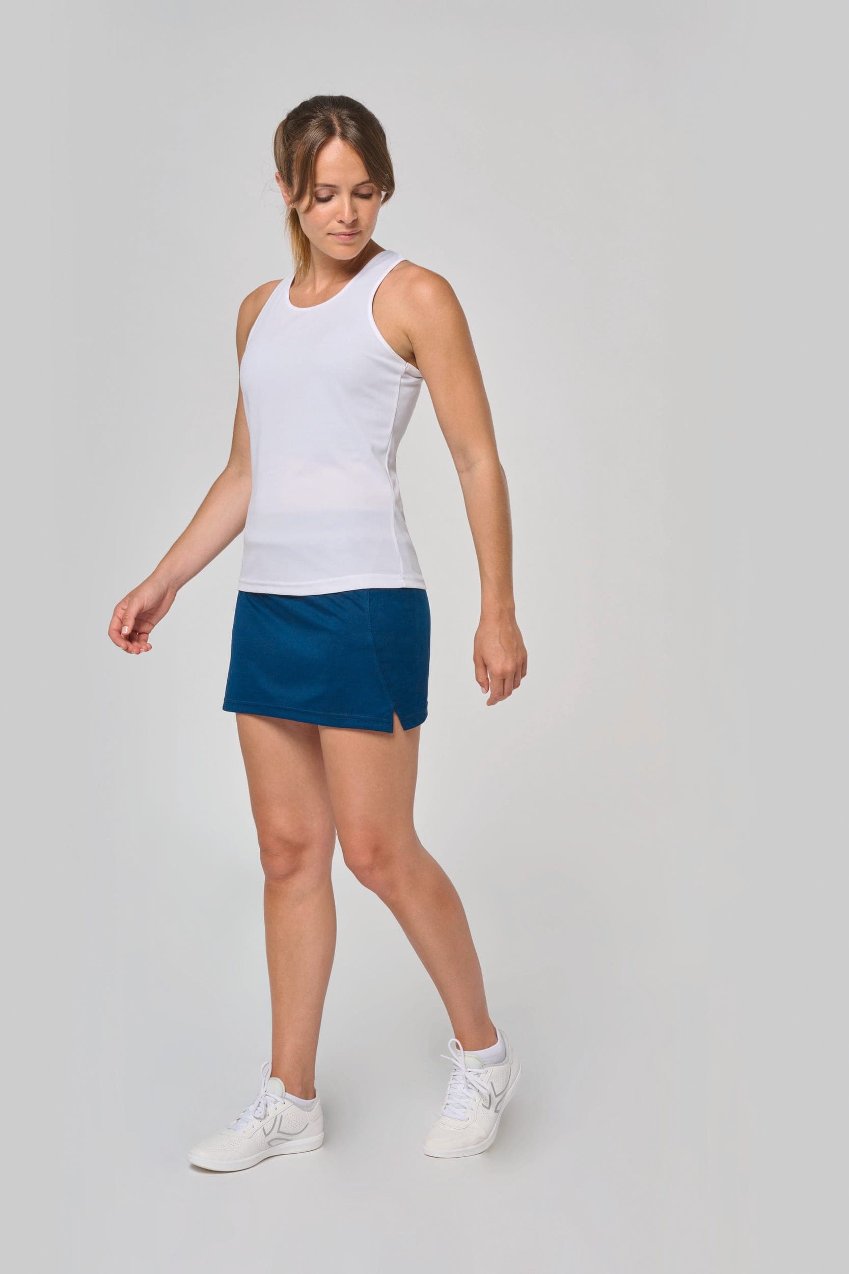 Jupe de tennis femme en situation