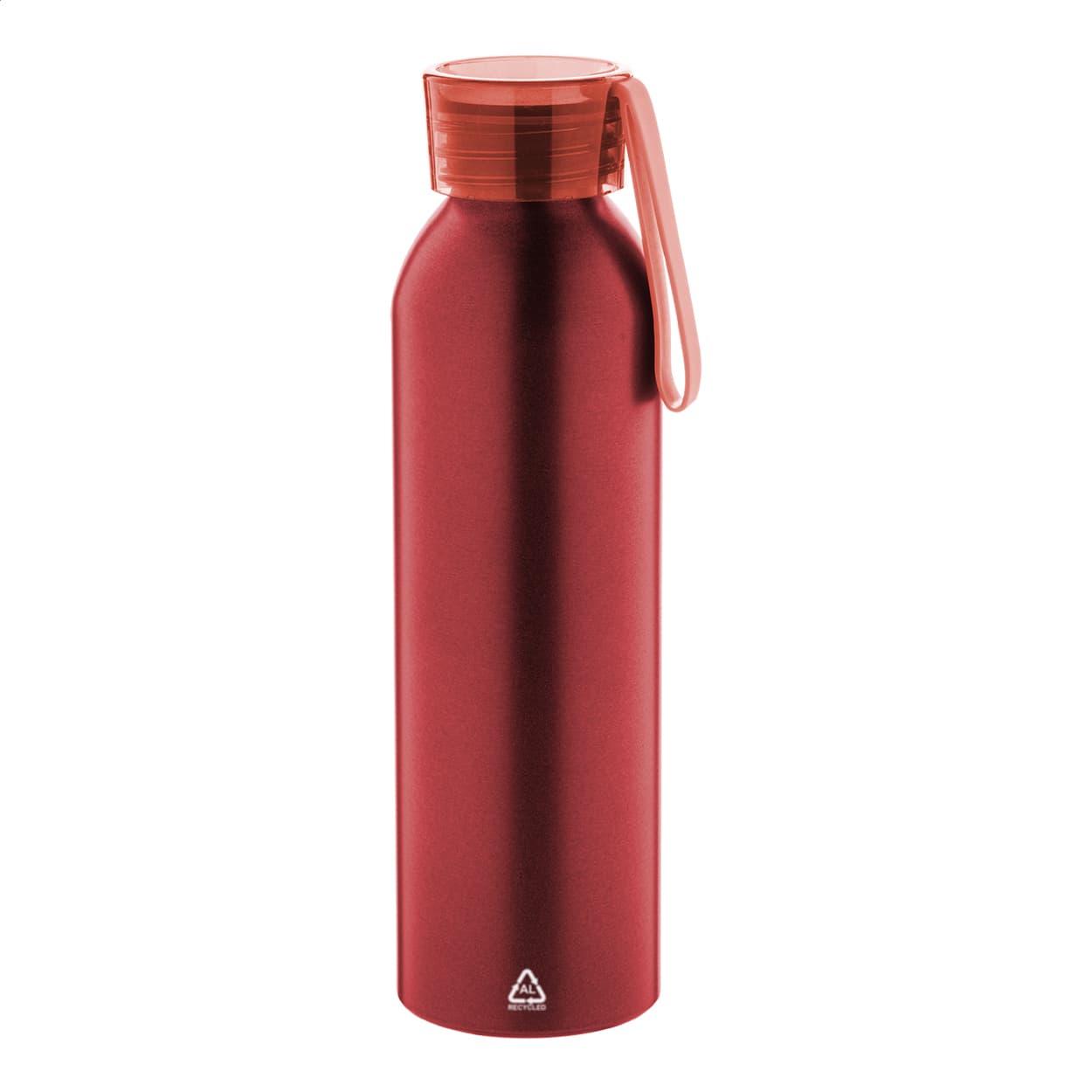 Bouteille en aluminium recyclé coloris Rouge