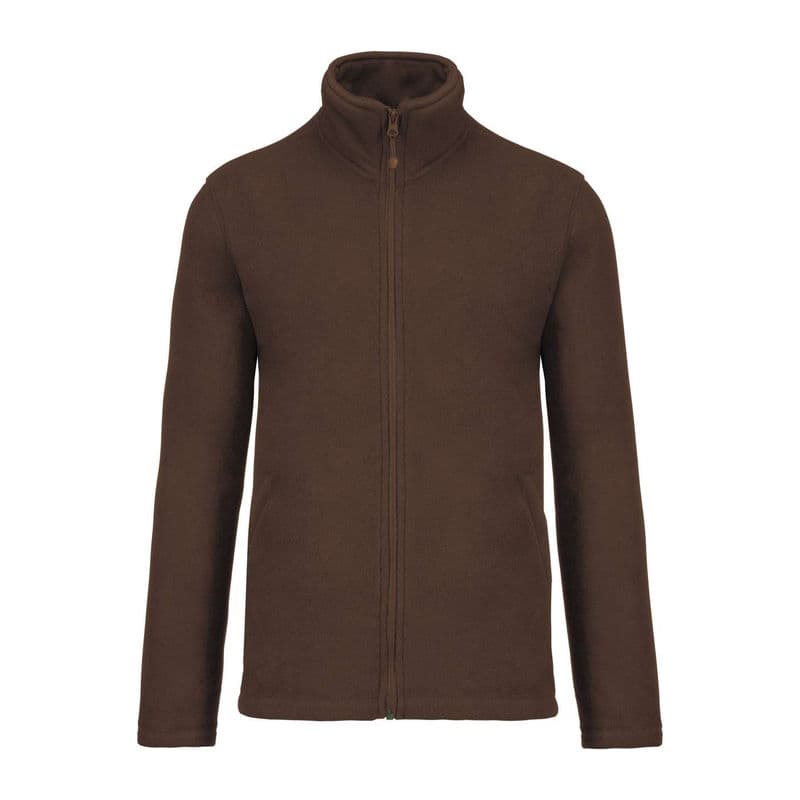 FALCO - FULL ZIP MICROFLEECE JACKET coloris Chocolat