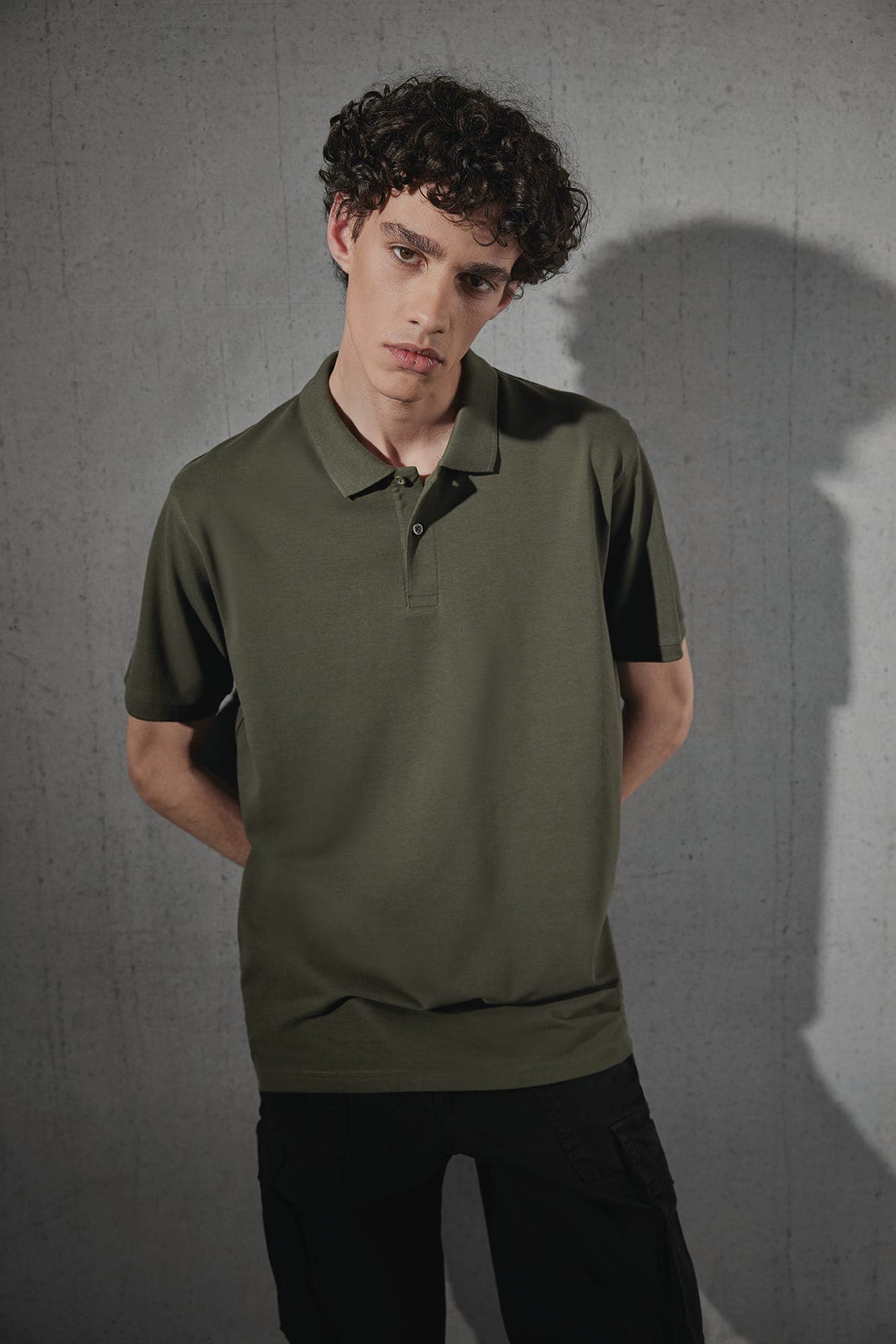 Polo bio homme en situation