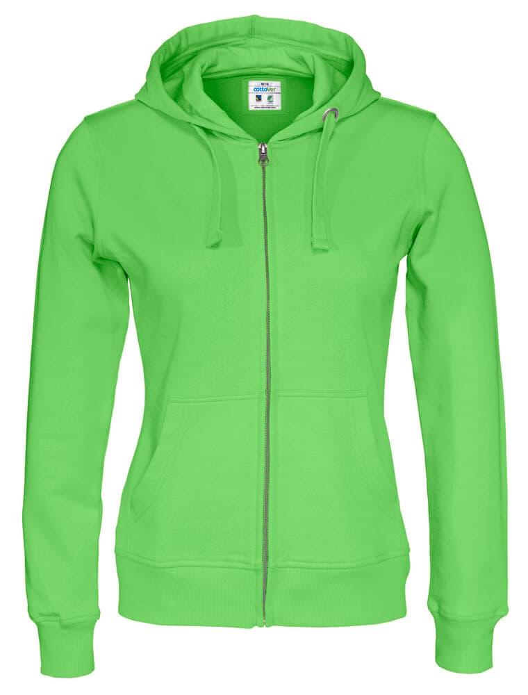 HOODIE FERMETURE COMPLÈTE FEMME - CERTIFIÉ GOTS