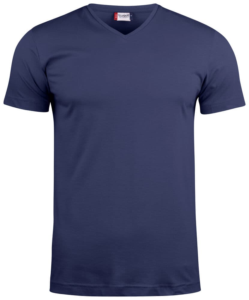 Clique Basic-T V-neck coloris Marine foncé