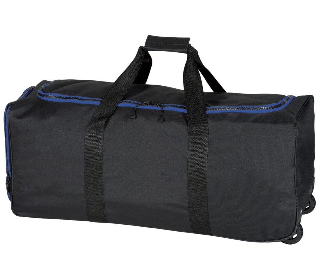TROLLEY BAG coloris Noir / Bleu roi